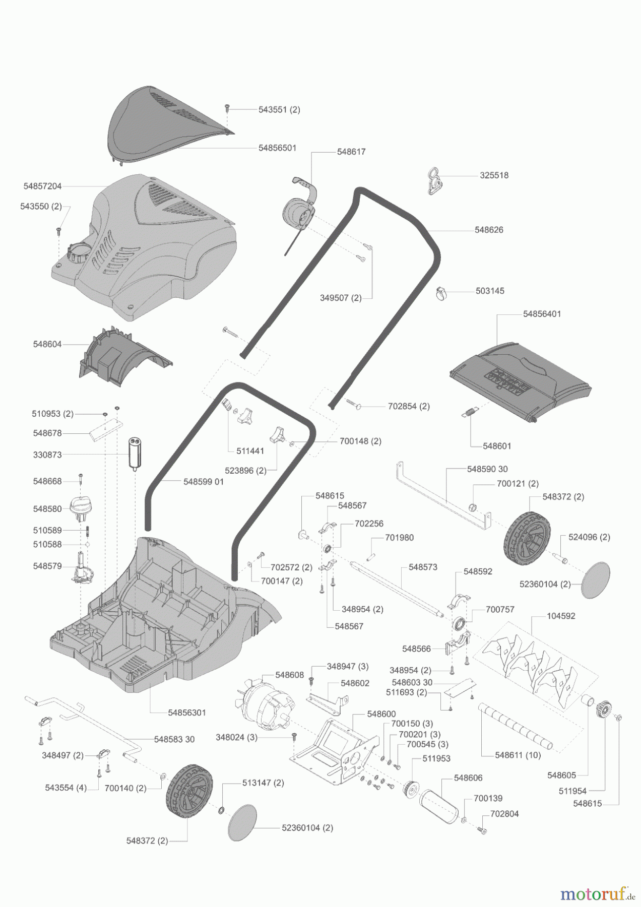 AL-KO Gartentechnik Vertikutierer Comfort 36 VE 03/2001 - 08/2001 Seite 1