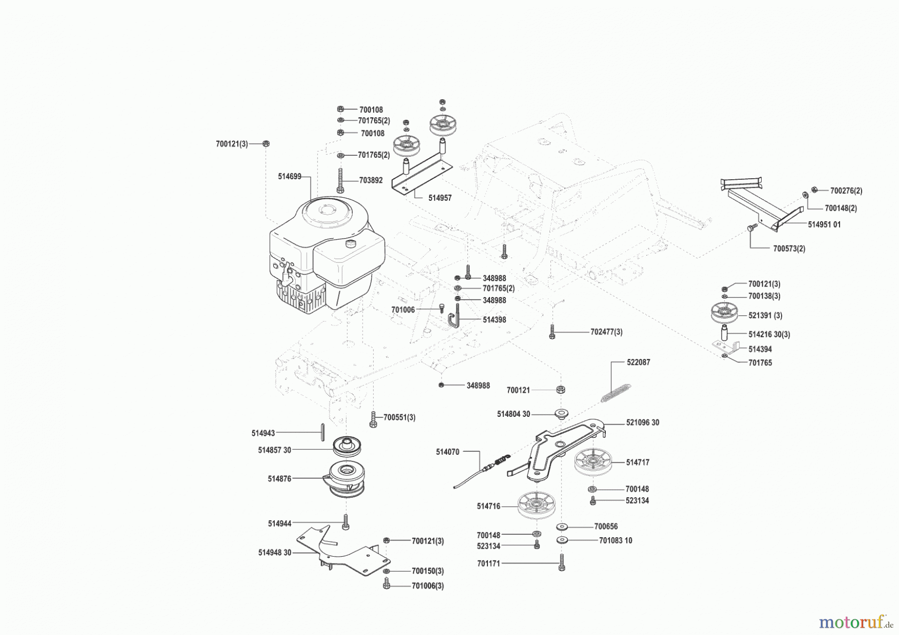 AL-KO Gartentechnik Rasentraktor T 13-102 Hochf. ab 04/2001 Seite 4