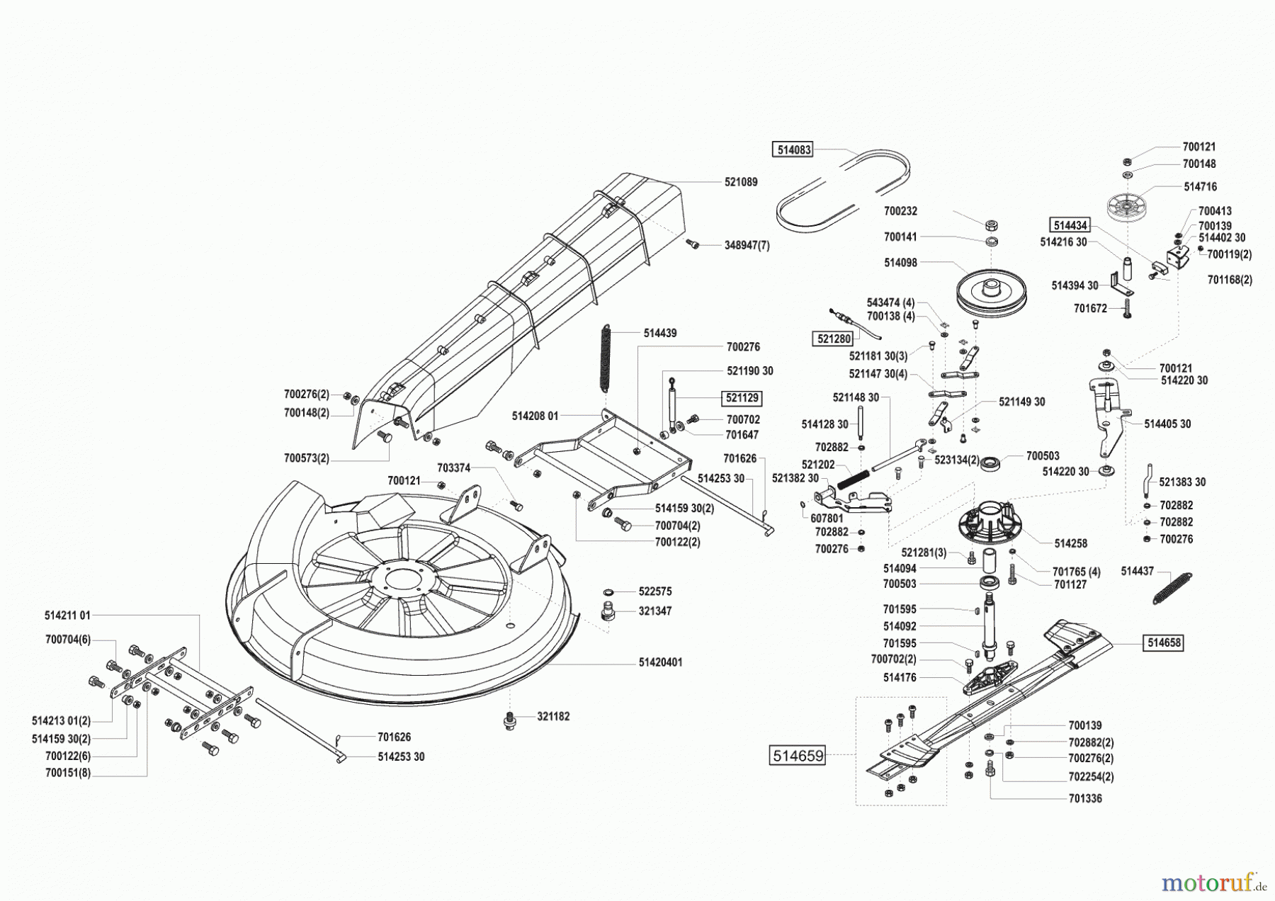 Concord Gartentechnik Rasentraktor T14-85 HD 08/2001 - 01/2002 Seite 5