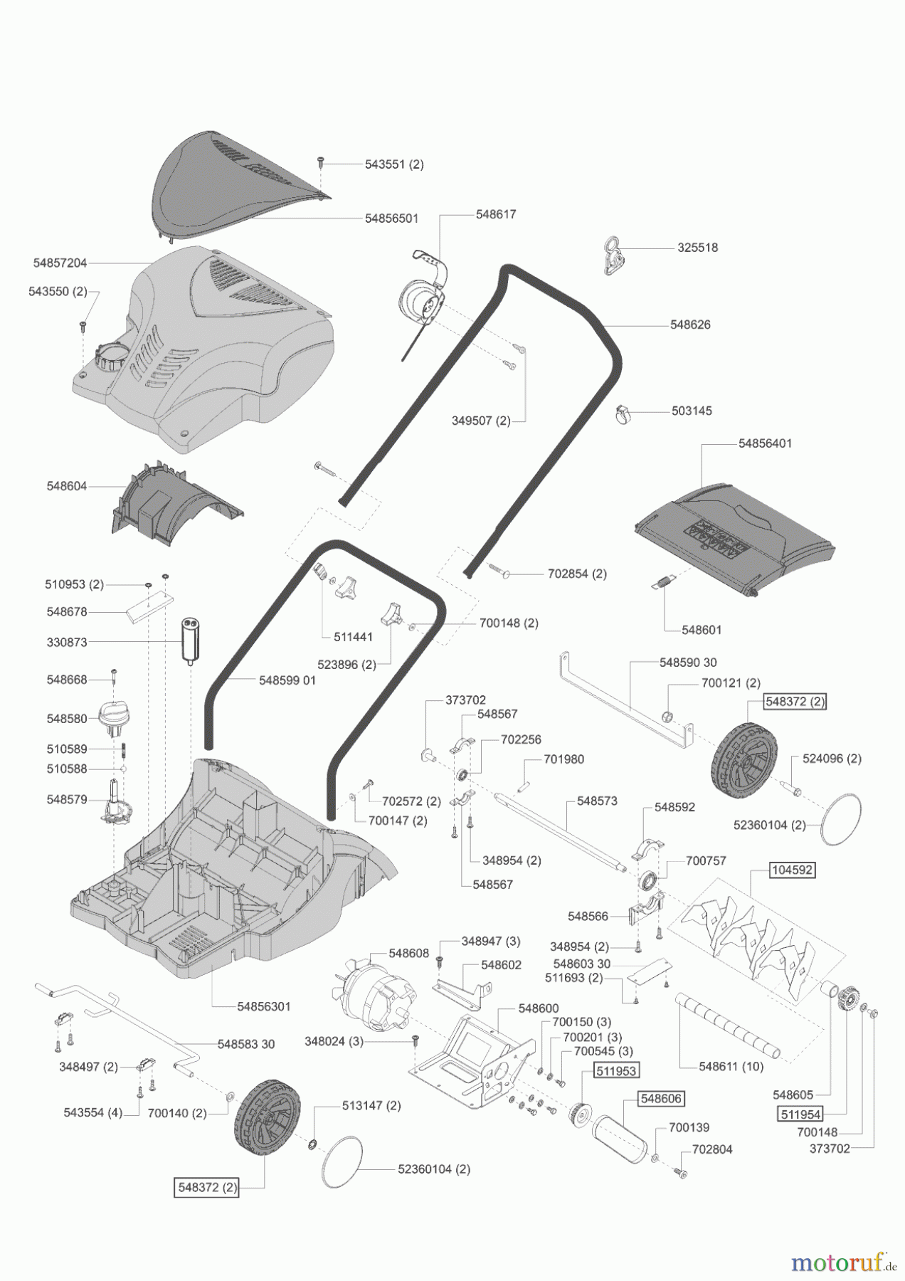 AL-KO Gartentechnik Vertikutierer Comfort 36 VE 08/2001 - 10/2002 Seite 1
