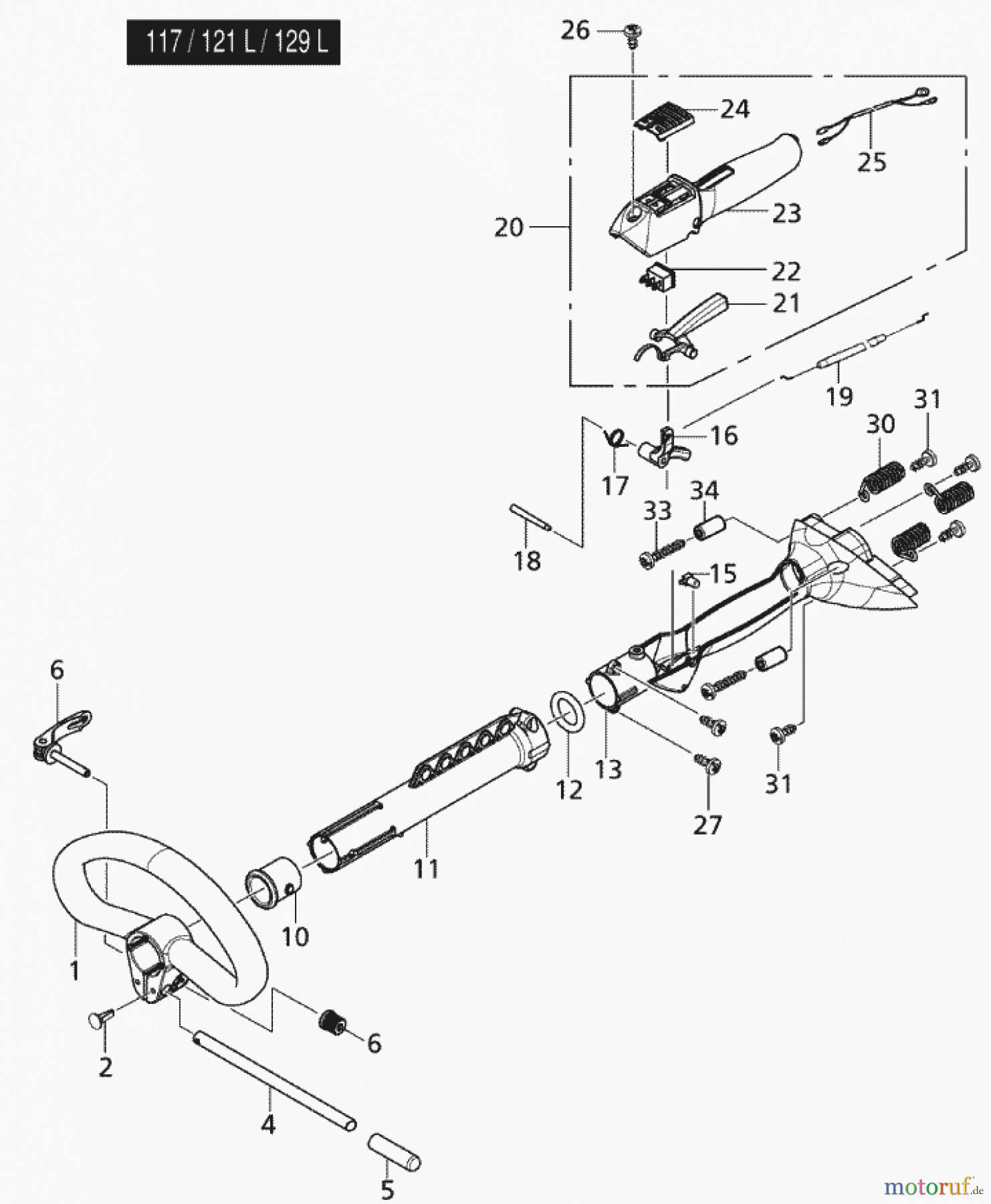  Solo by AL-KO Gartentechnik Motorsensen 129 ET 092001 Druck 9 117 700 09/2001 [SN: ET 092001 Druck 9 117 700] - 00/2006 [SN: ET 102006 Druck 9 121 702] Seite 2