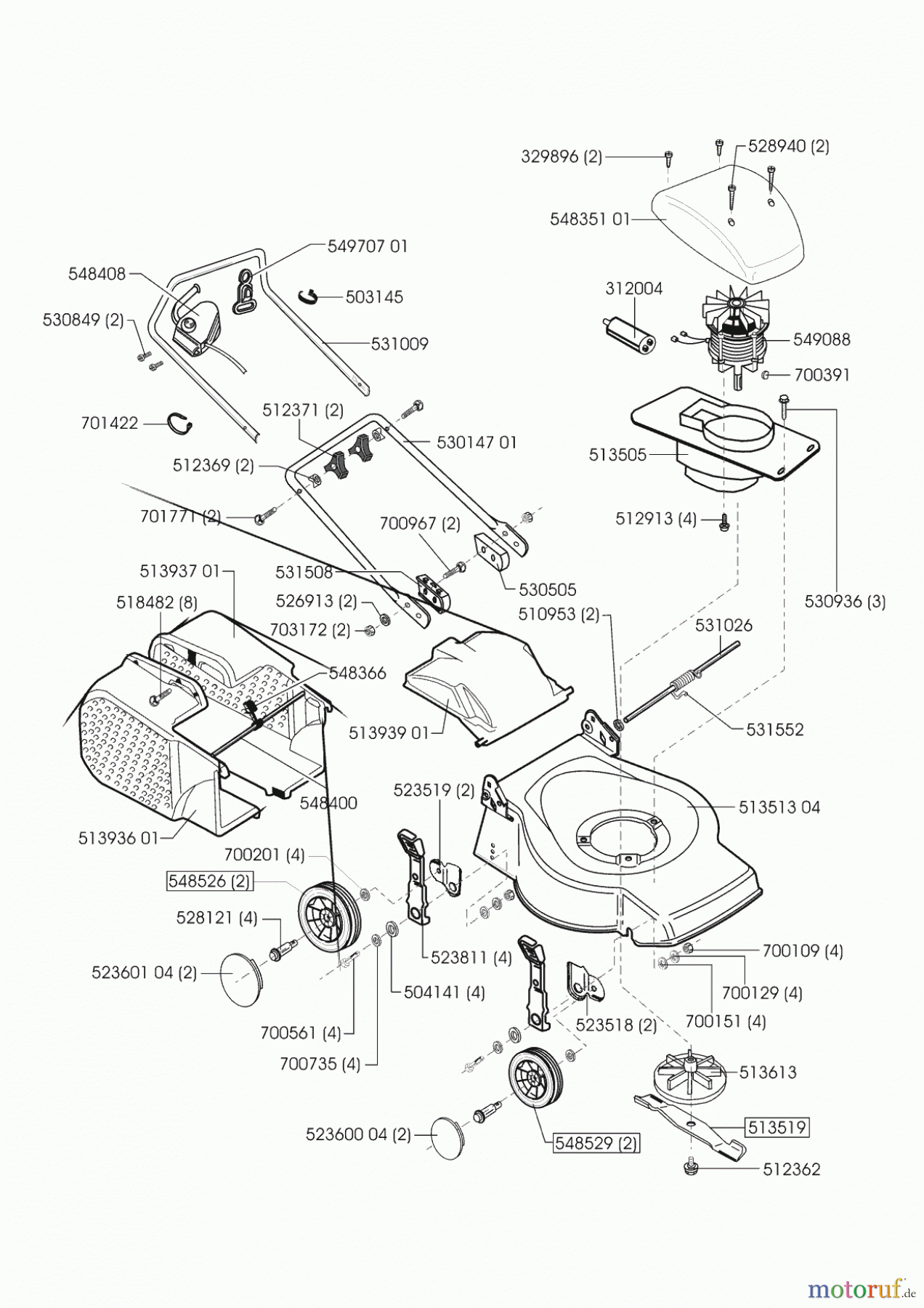 AL-KO Gartentechnik Elektrorasenmäher KOS 42 E 09/2001 Seite 1