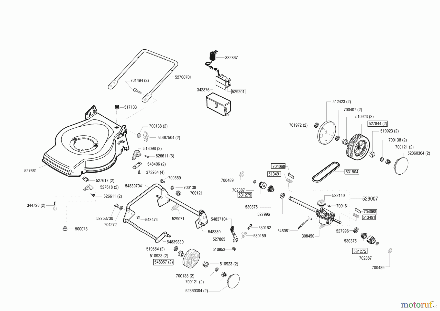  AL-KO Gartentechnik Benzinrasenmäher Comfort 47 BRE ZV 10/2001 - 02/2002 Seite 2