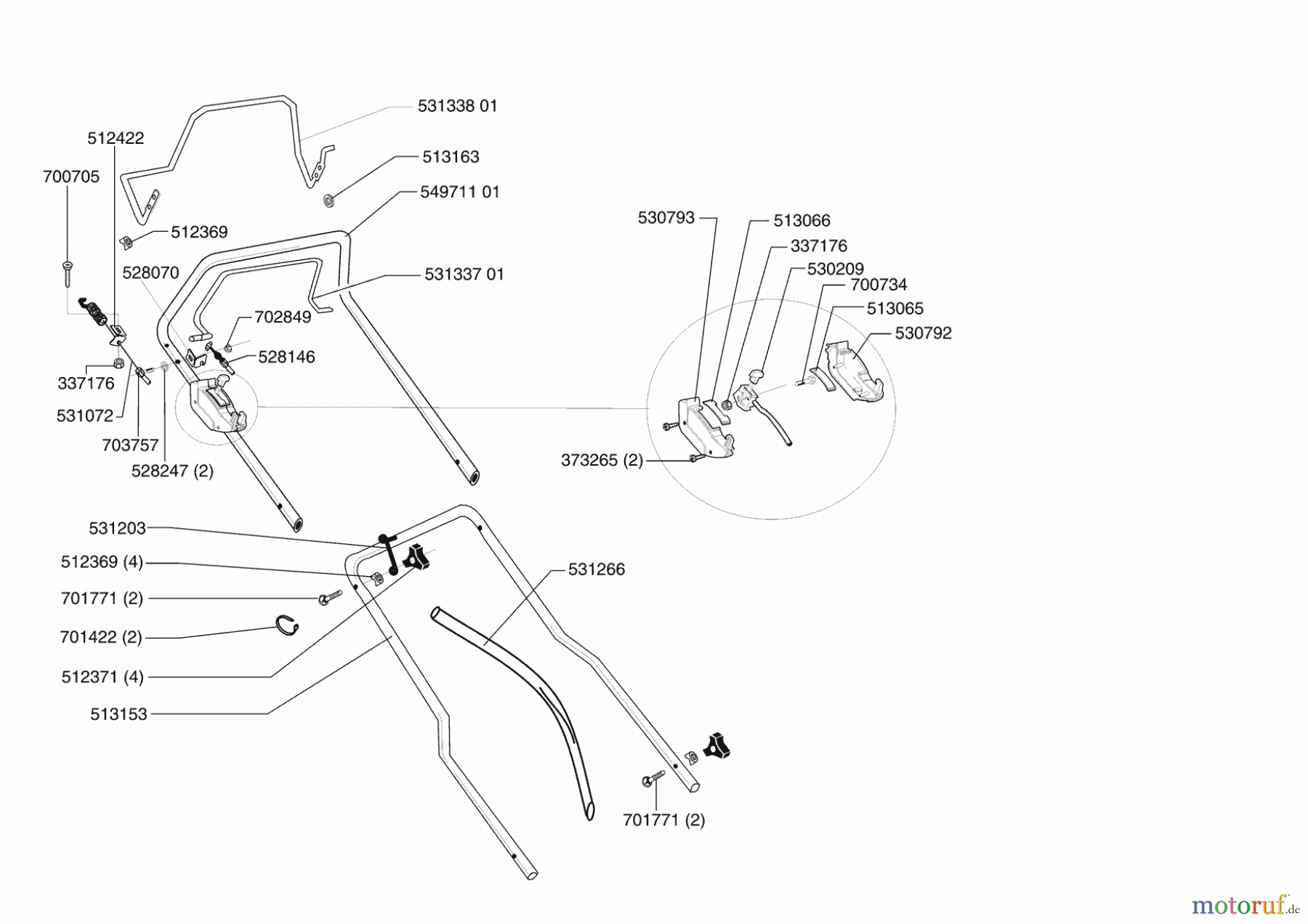  Orion Gartentechnik Benzinrasenmäher 56 BR 10/2001 - 12/2005 Seite 2