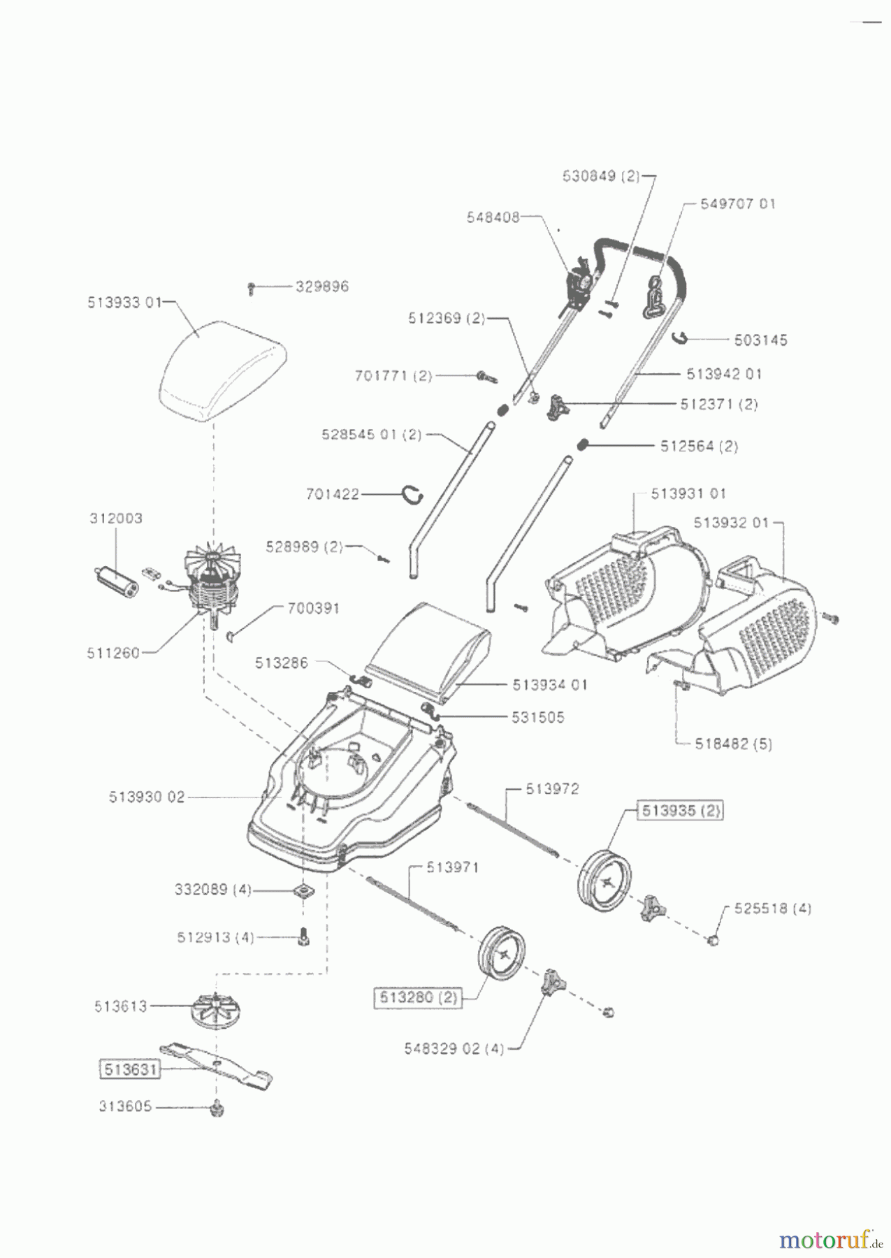GardensBest Gartentechnik Elektrorasenmäher 1238 EP 11/2001 - 12/2002 Seite 1