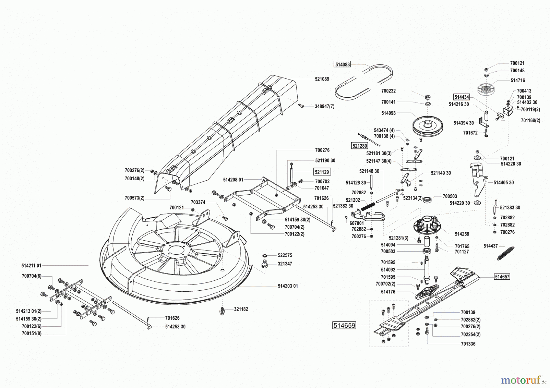 AL-KO Gartentechnik Rasentraktor T-800 ab 02/2002 Seite 5