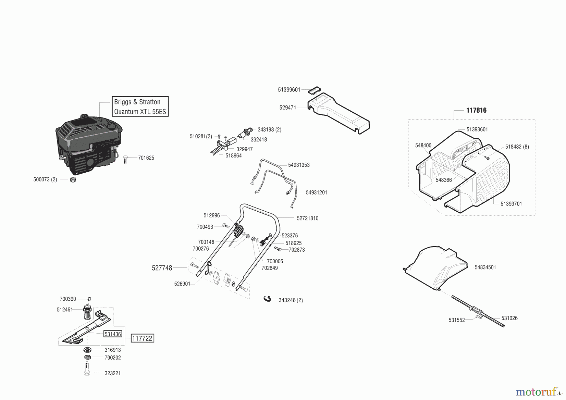 Dehner Gartentechnik Benzinrasenmäher B 47 HESZ 02/2002 - 10/2002 Seite 1