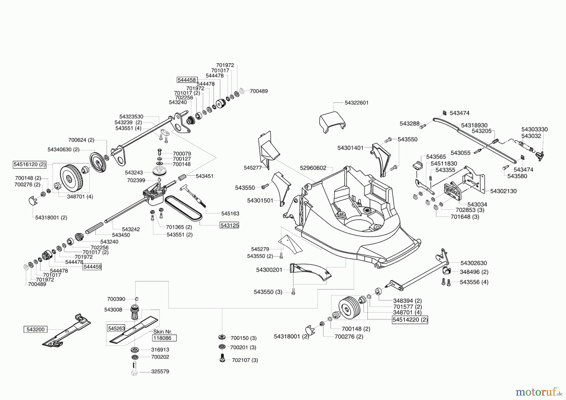 Concord Gartentechnik Benzinrasenmäher 4200 BR XXL ab 02/2002 Seite 1