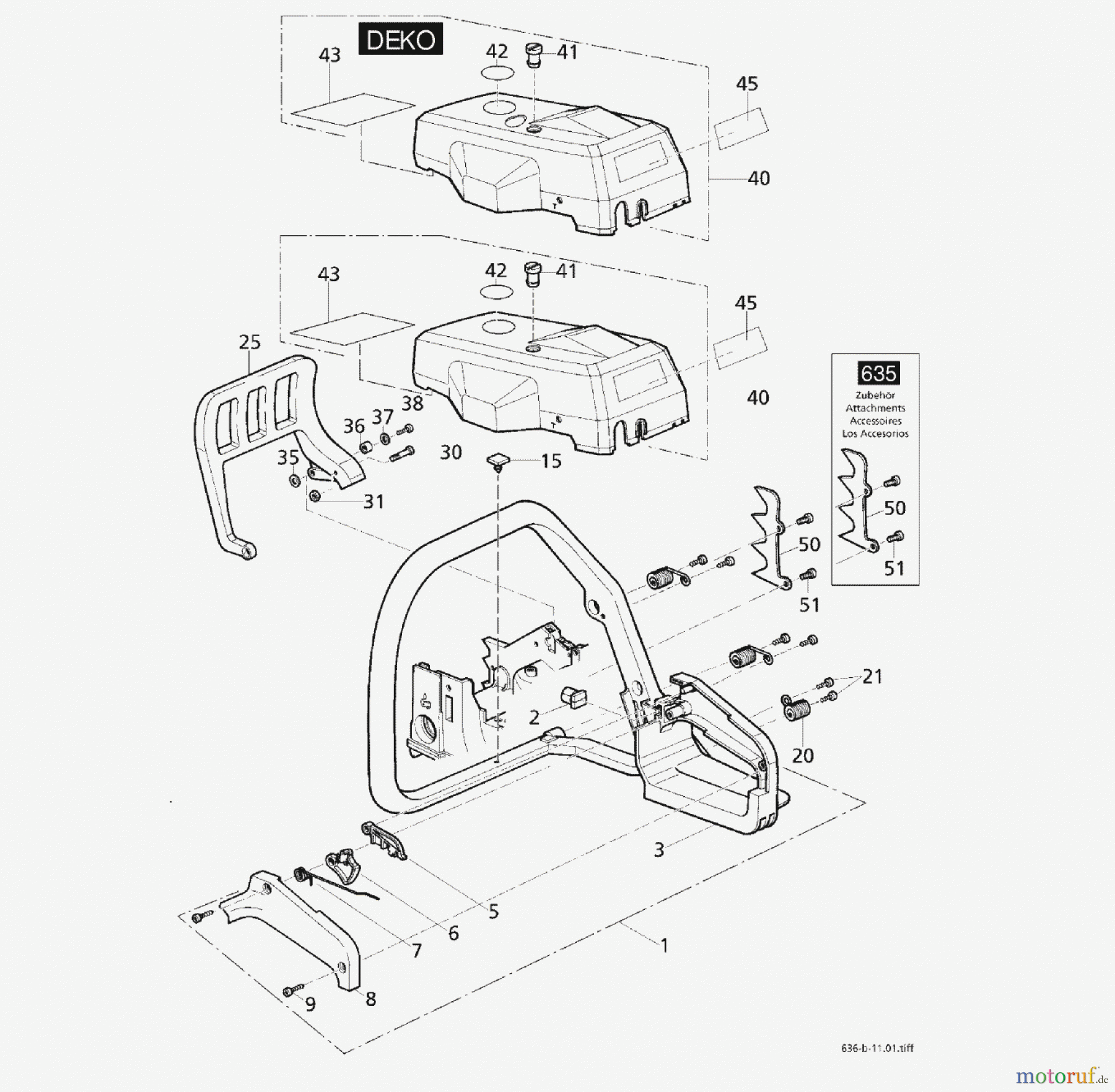  Solo by AL-KO Gartentechnik Kettensägen 635 / 635 ECO ET 022002 Druck 9 636 703 02/2002 [SN: ET 022002 Druck 9 636 703] - 09/2005 [SN: ET 092005 Druck 9 635 700] Seite 2