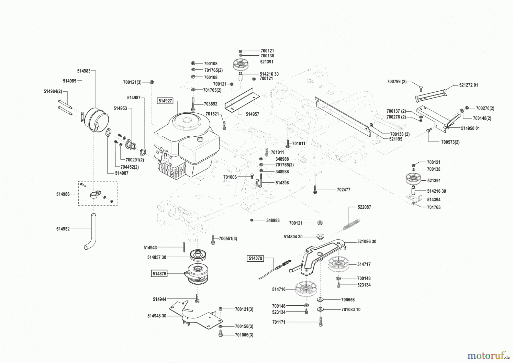 Euro Line Gartentechnik Rasentraktor T17-102 HD 05/2002 - 10/2003 Seite 4