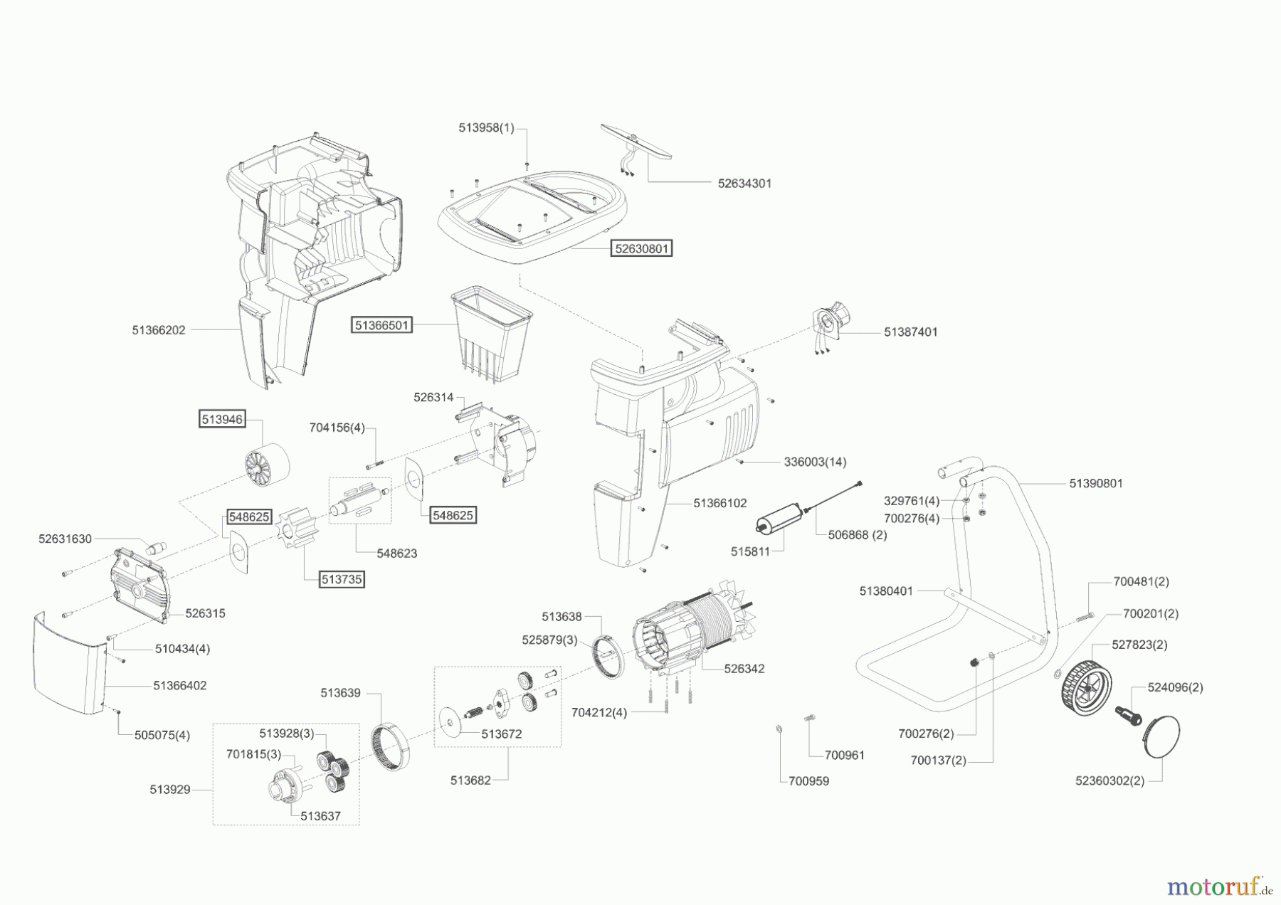 AL-KO Gartentechnik Leisehäcksler TOPPOWER 5000 ab 06/2002 Seite 1