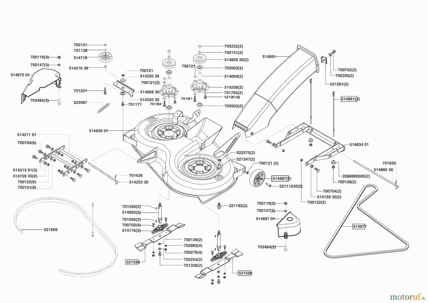  Concord Gartentechnik Rasentraktor T20-102 HD 06/2002 - 09/2002 Seite 5