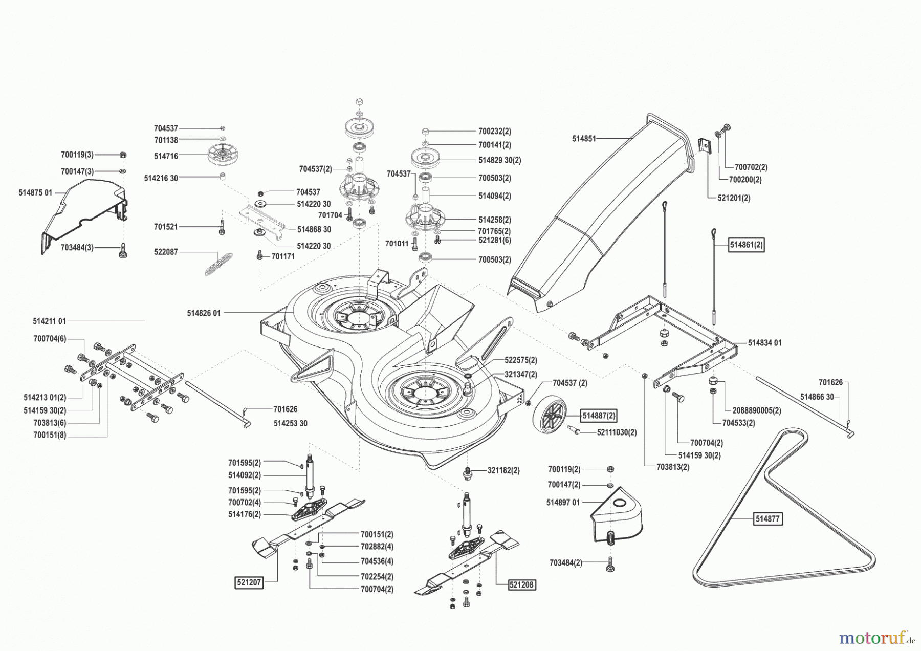 Sigma Gartentechnik Rasentraktor T14-102 SG 09/2002 - 11/2003 Seite 5