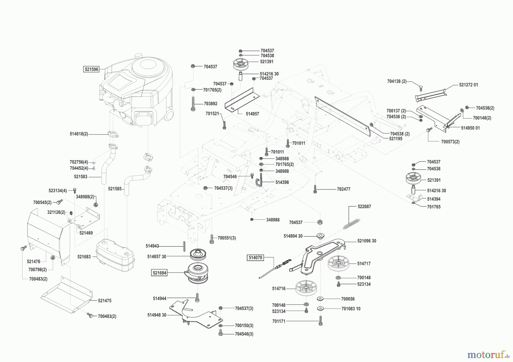 Sigma Gartentechnik Rasentraktor T18-102 HD Seite 4