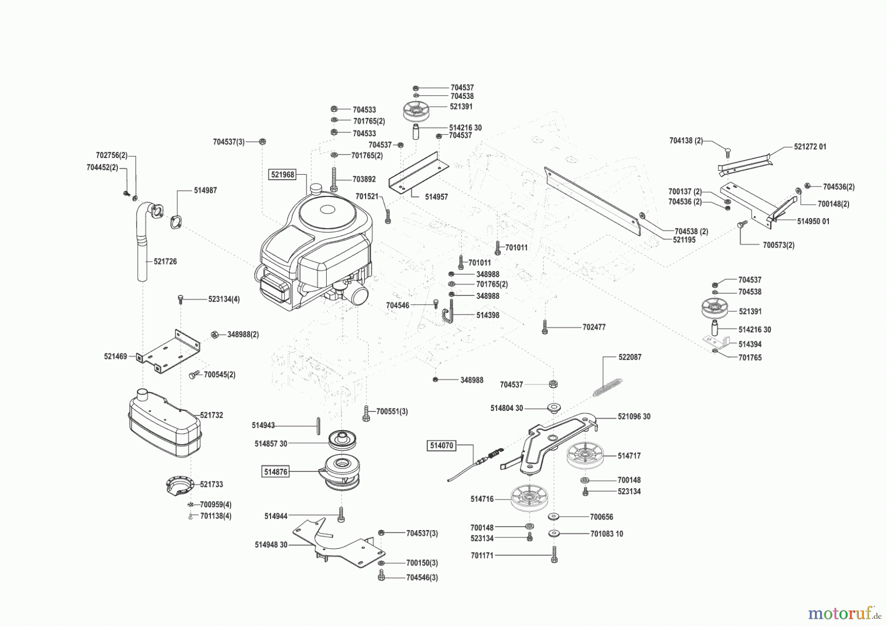 Concord Gartentechnik Rasentraktor T18-102 HDE 09/2002 - 10/2003 Seite 4