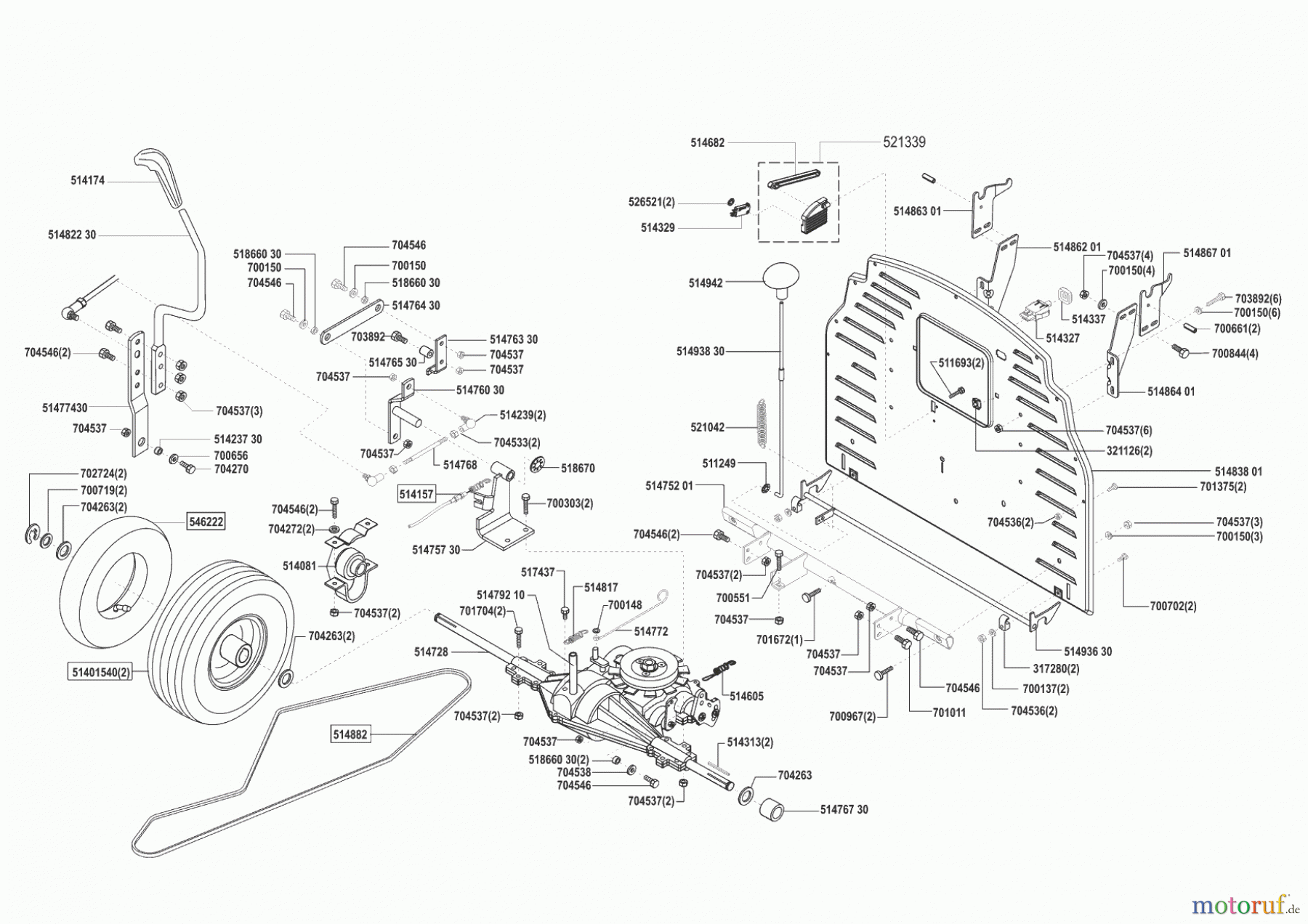 AL-KO Gartentechnik Rasentraktor T13-102 Lux HVC 09/2002 - 04/2004 Seite 3