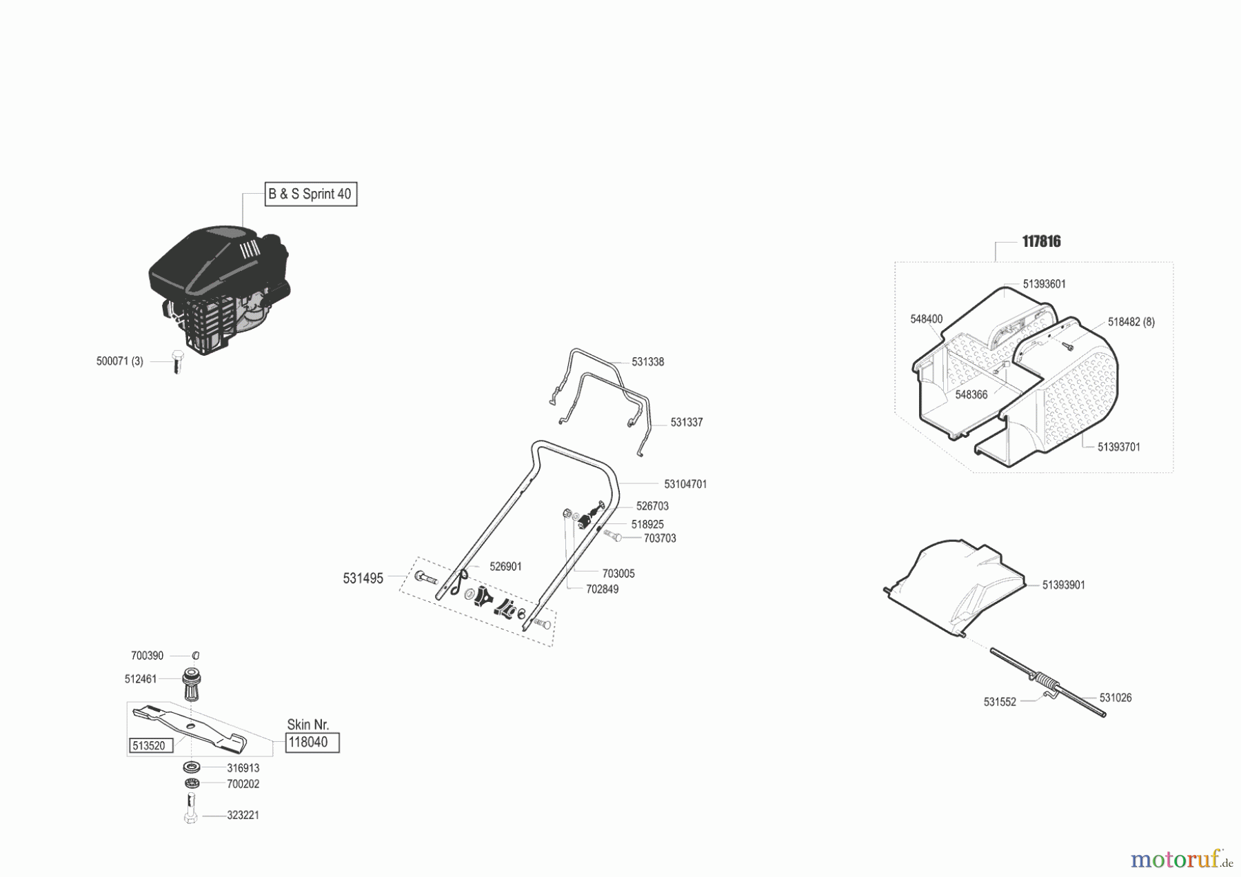 AL-KO Gartentechnik Benzinrasenmäher Edition 4.0 BR 09/2002 - 05/2003 Seite 1