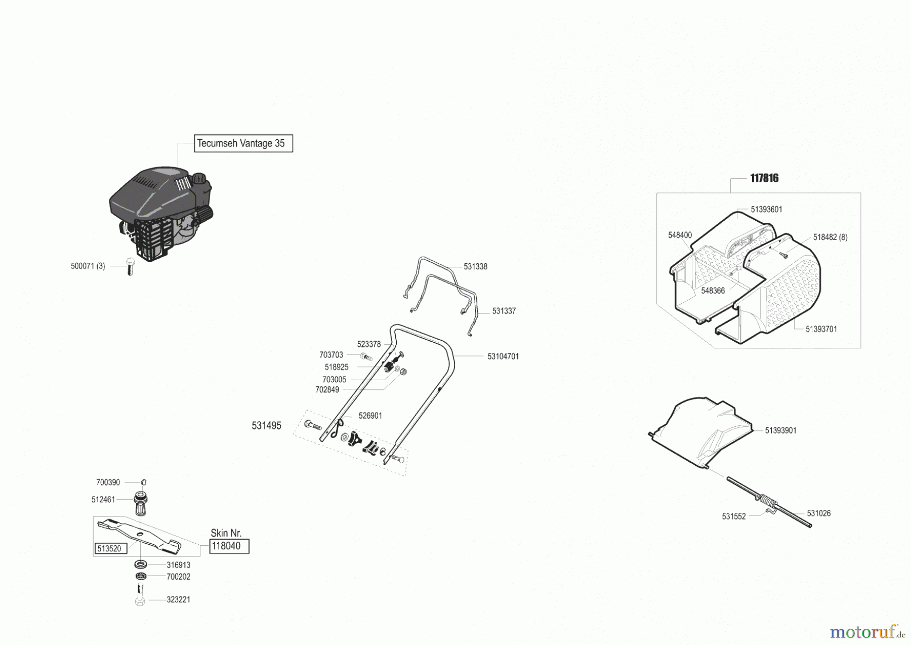 AL-KO Gartentechnik Benzinrasenmäher Edition 3.5 BR 09/2002 - 10/2002 Seite 1