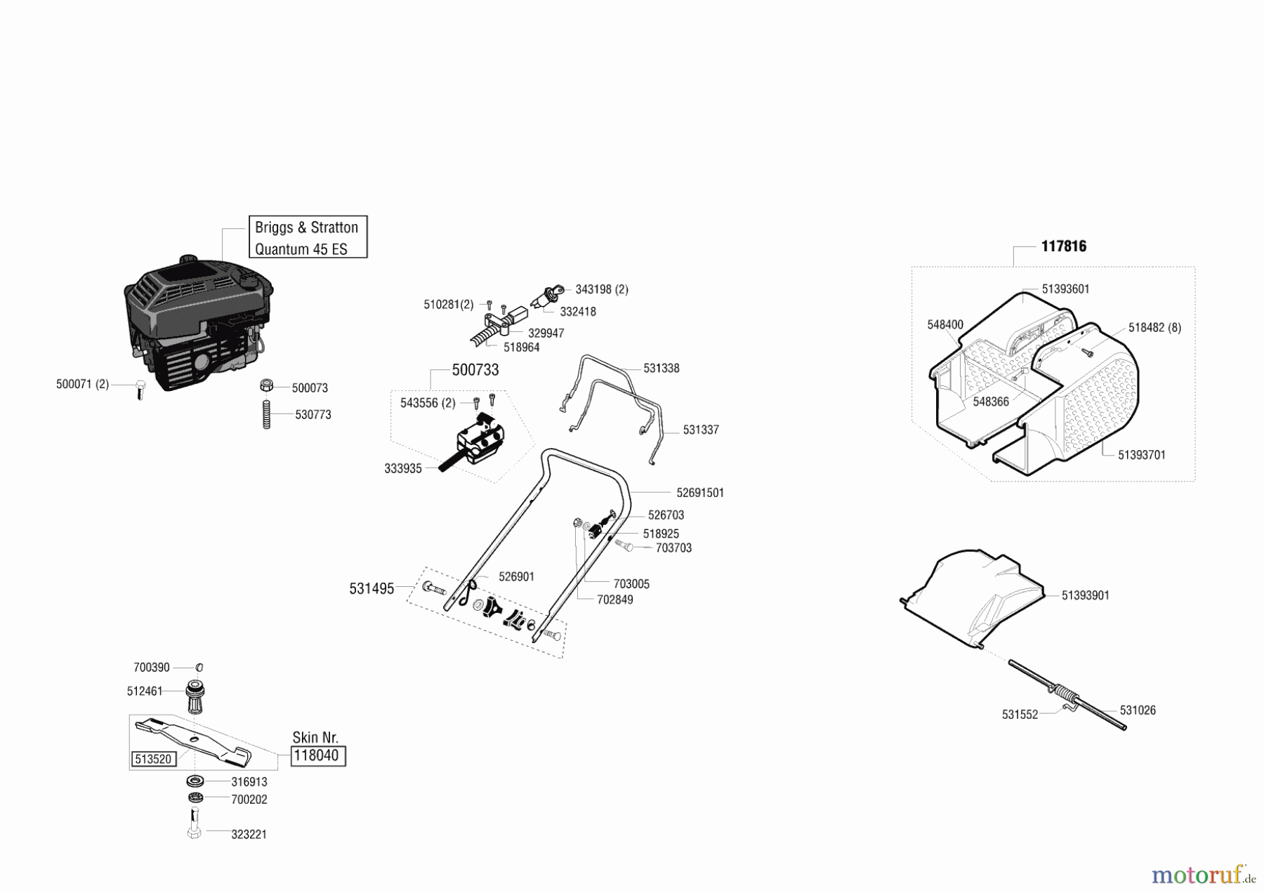  AL-KO Gartentechnik Benzinrasenmäher CLASSIC 46 BRE  09/2002 - 11/2003 Seite 1