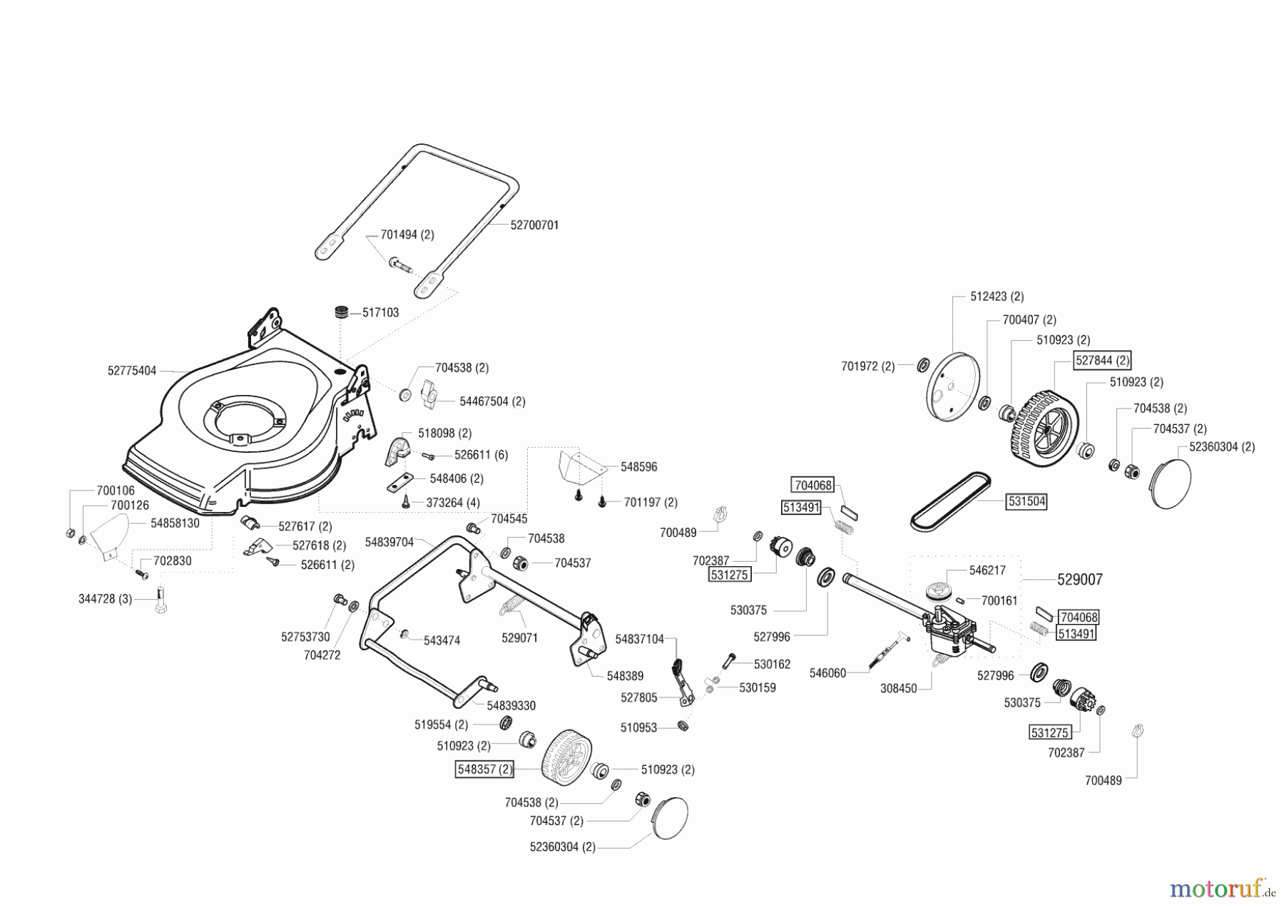 AL-KO Gartentechnik Benzinrasenmäher Comfort 47 BR Bio 09/2002 - 10/2003 Seite 2