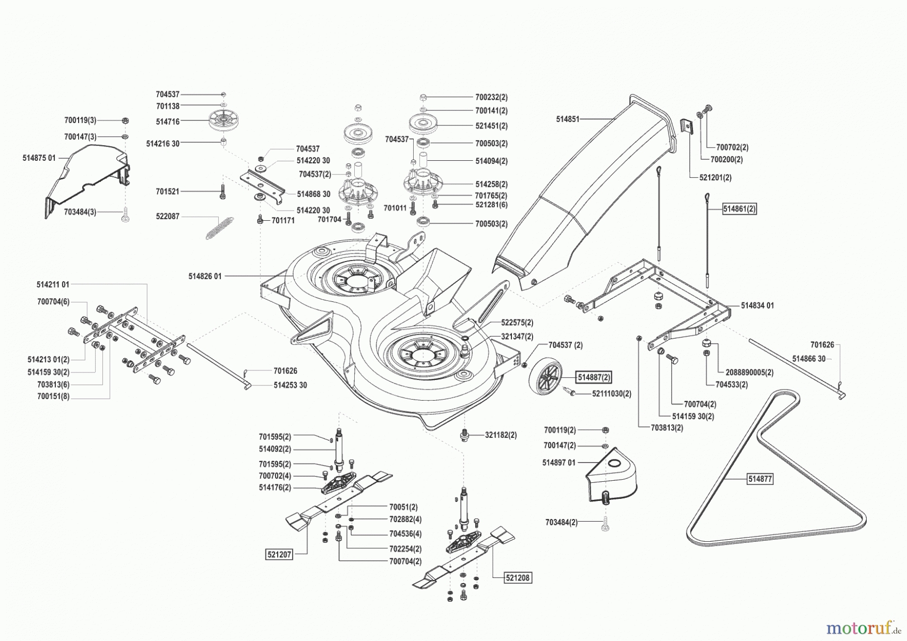 Concord Gartentechnik Rasentraktor T18-102 ab 10/2002 Seite 5
