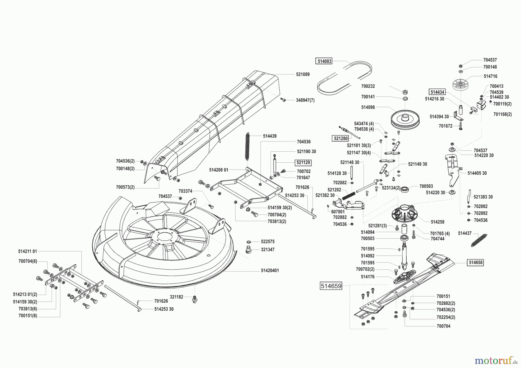 AL-KO Gartentechnik Rasentraktor RT 14-85 HD Seite 5