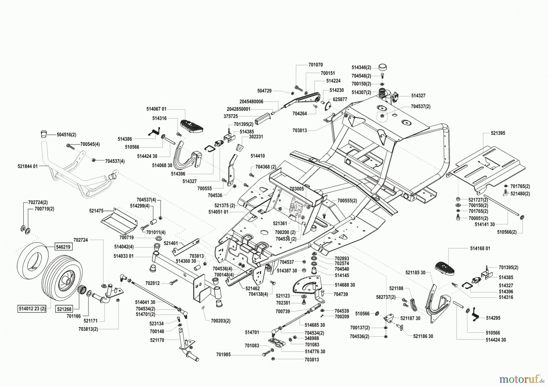 AL-KO Gartentechnik Rasentraktor RT 14-85 Seite 2