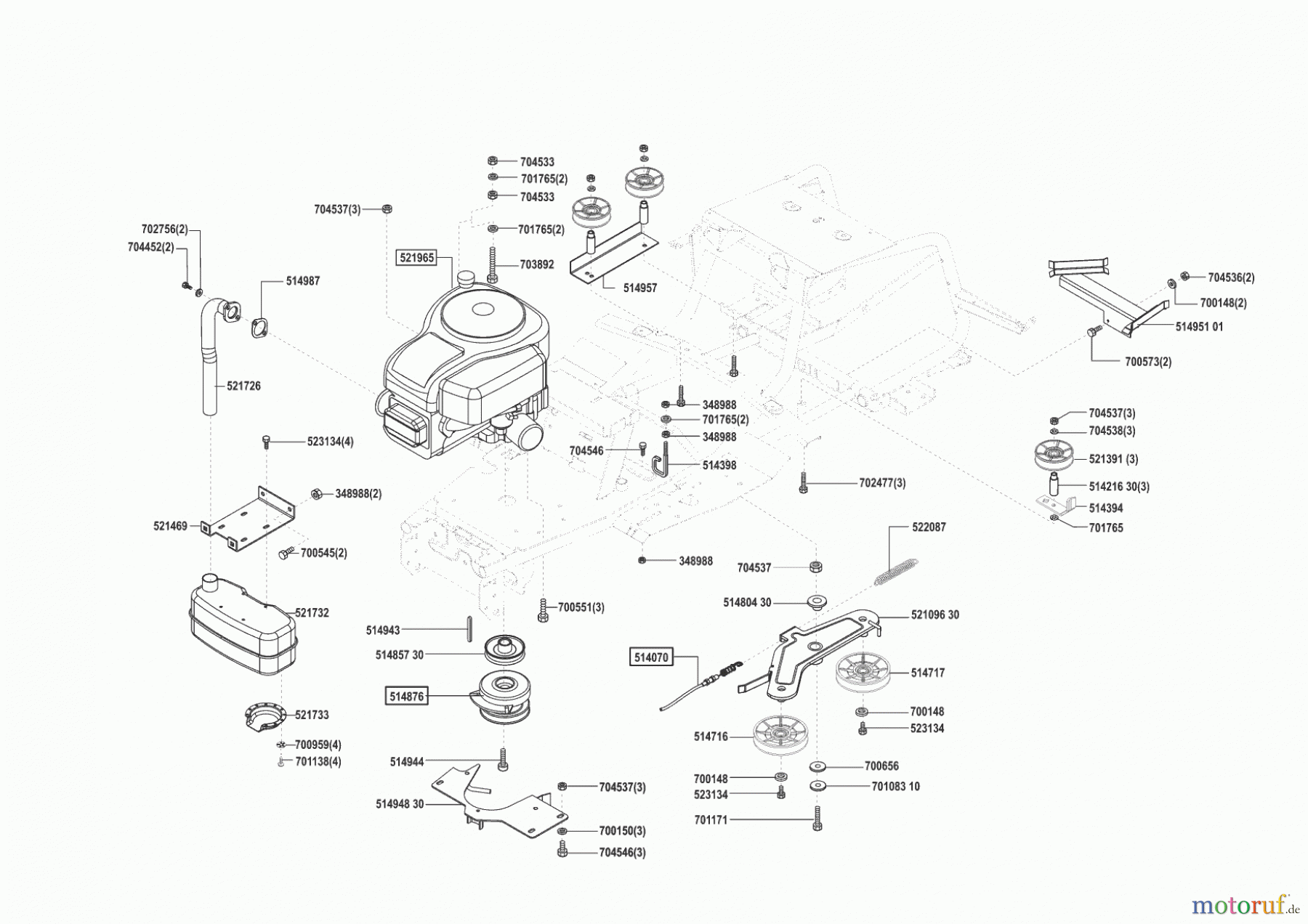  Concord Gartentechnik Rasentraktor T15-102 11/2002 - 10/2003 Seite 4