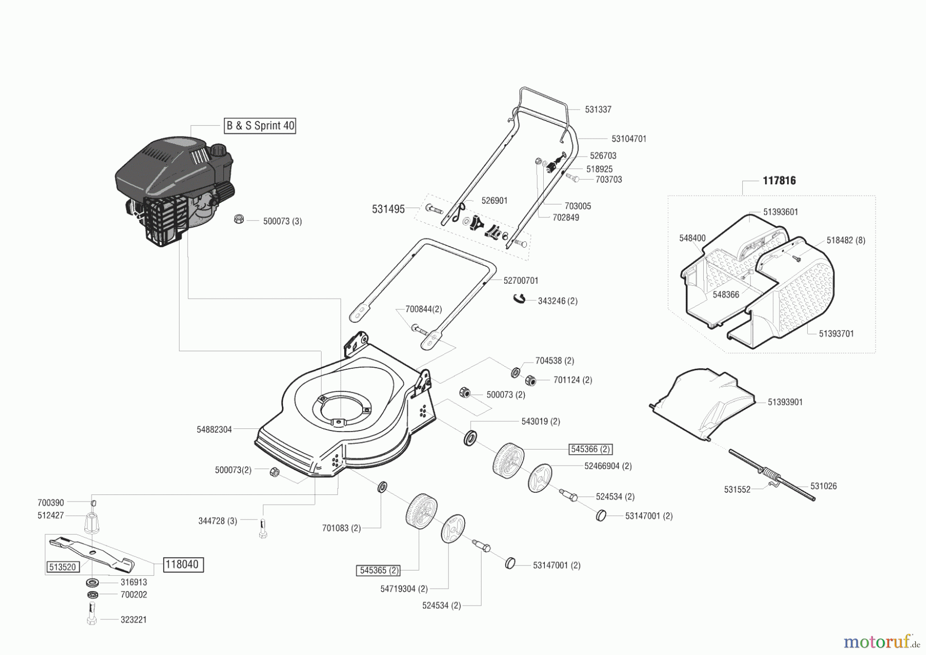 AL-KO Gartentechnik Benzinrasenmäher Edition 4.0 B 11/2002 - 03/2003 Seite 1