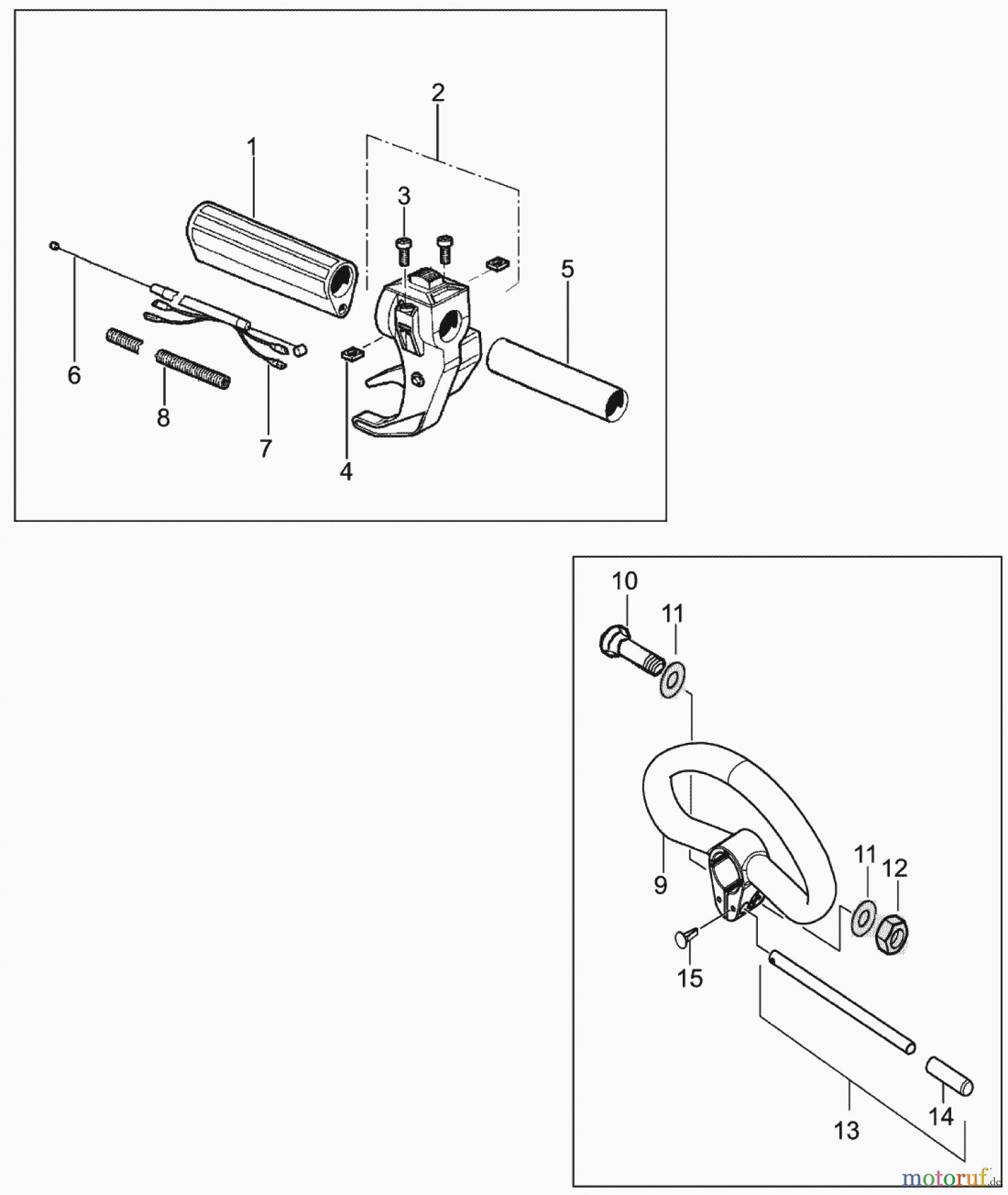  Solo by AL-KO Gartentechnik Motorsensen 105 L 2002 - 2004, ET 012003 Druck 9 105 700 01/2003 [SN: 2002 - 2004, ET 012003 Druck 9 105 700] - 07/2005 [SN: 2005 ->  ET 072005 Druck 9 105 701] Seite 6