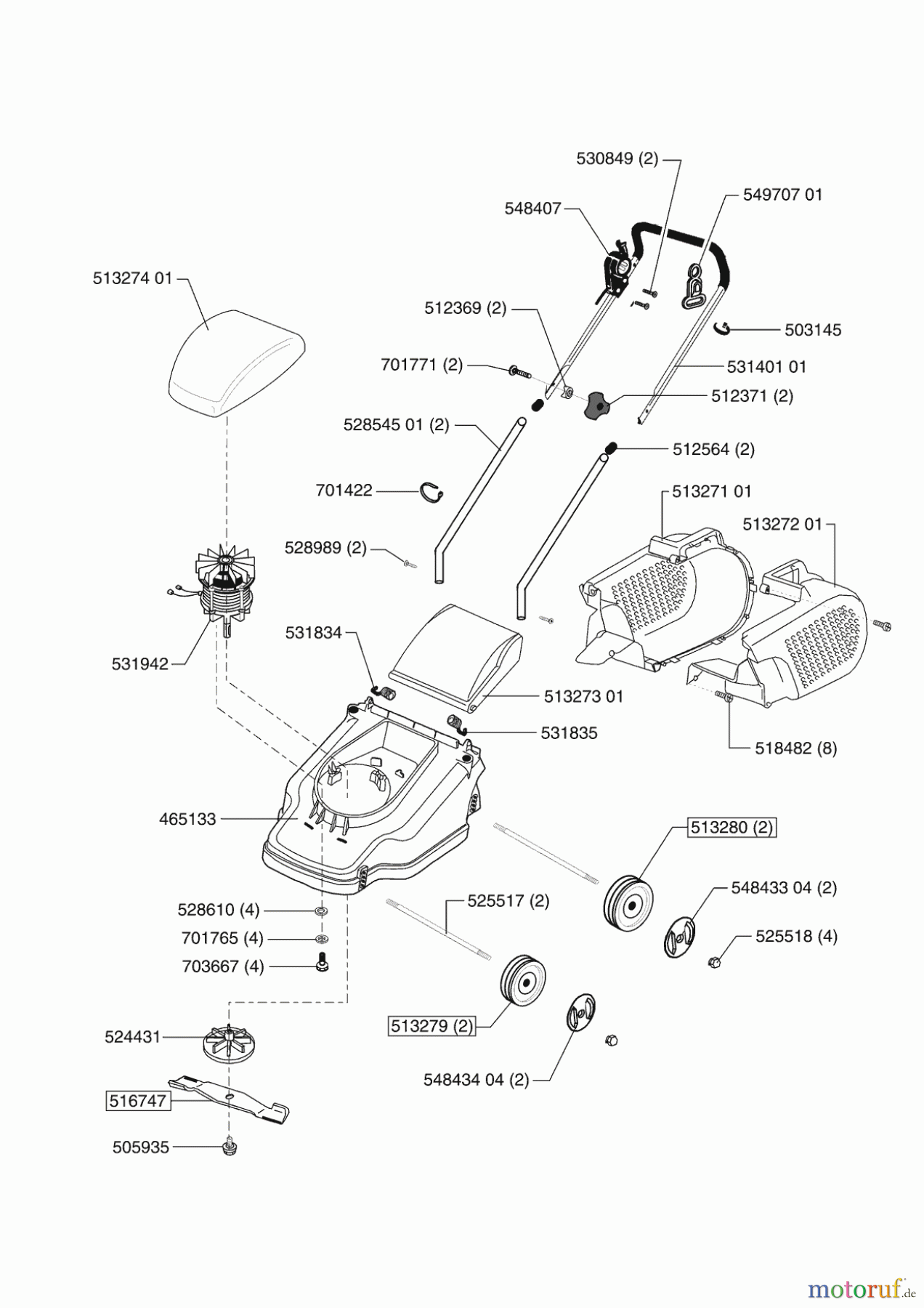 AL-KO Gartentechnik Elektrorasenmäher CL 32 E 01/2003 - 03/2005 Seite 1
