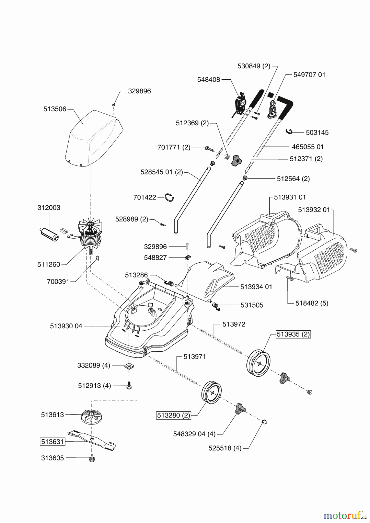 Ginge Gartentechnik Elektrorasenmäher Favorit 38 E 01/2003 - 07/2003 Seite 1