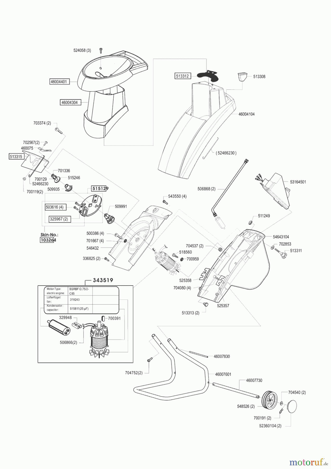 AL-KO Gartentechnik Gartenhäcksler Powerslider 2500 03/2003 - 11/2003 Seite 1