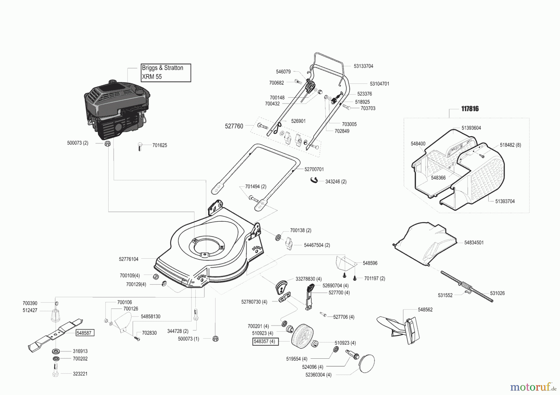 AL-KO Gartentechnik Benzinrasenmäher Comfort 47 B Bio Combi 08/2003 Seite 1