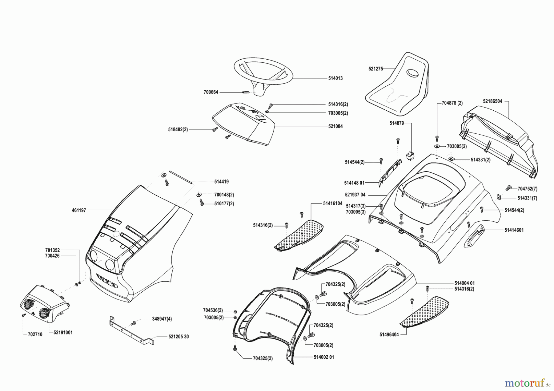 AL-KO Gartentechnik Rasentraktor Comfort T1000S Seite 1