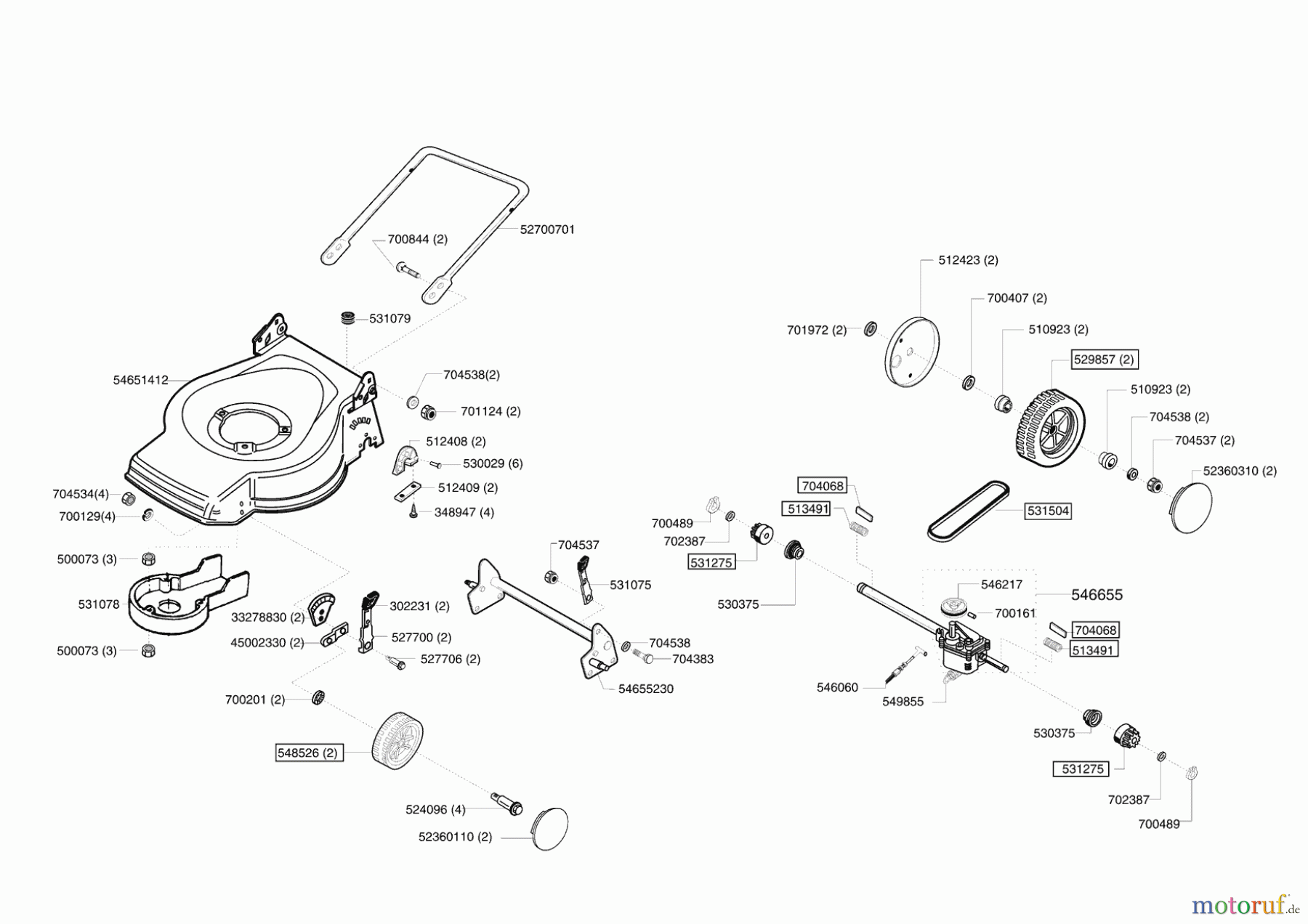 Orion Gartentechnik Benzinrasenmäher 3,5 BR  09/2003 Seite 2