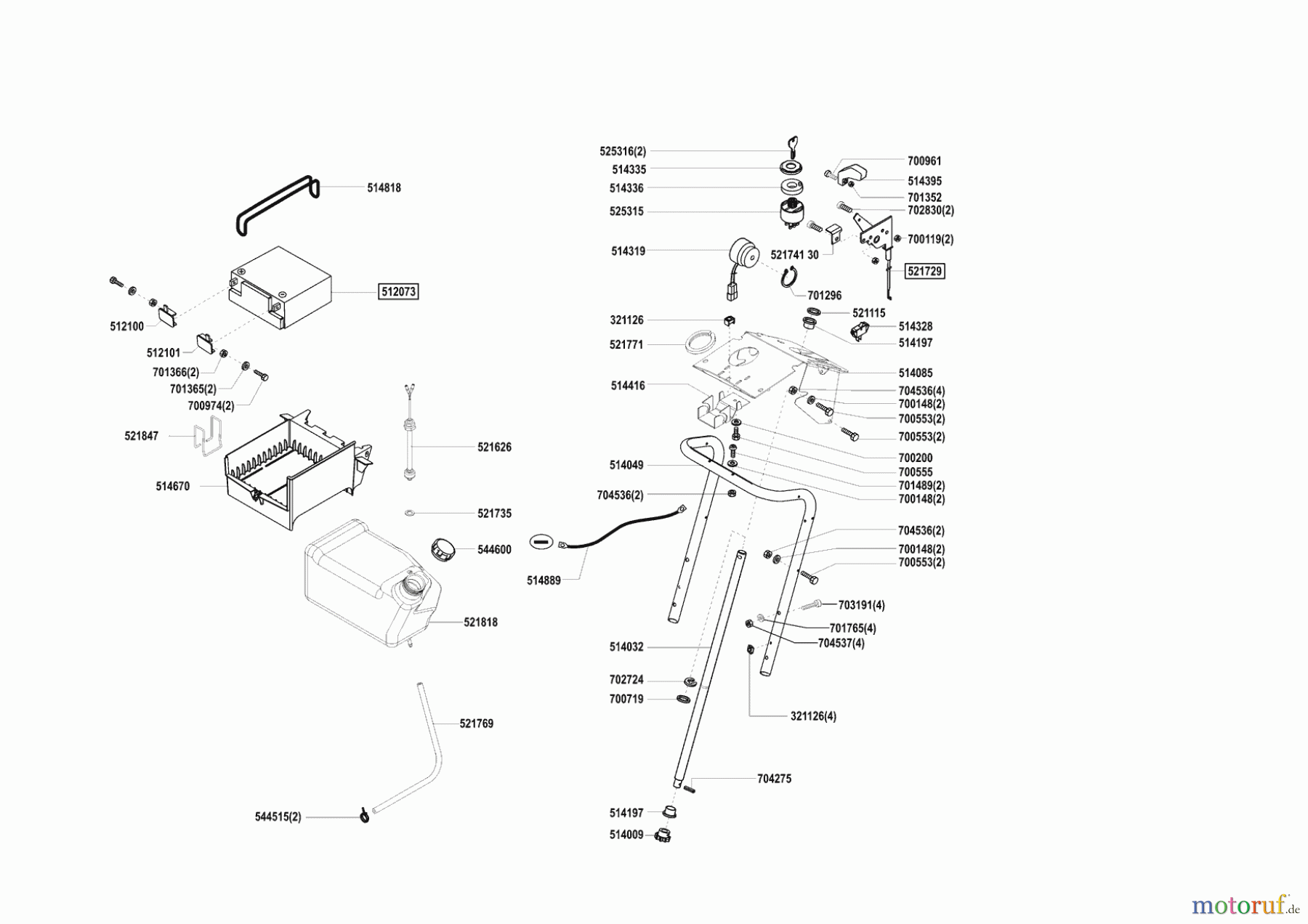 Concord Gartentechnik Rasentraktor T20-102 HDE 10/2003 - 04/2004 Seite 6