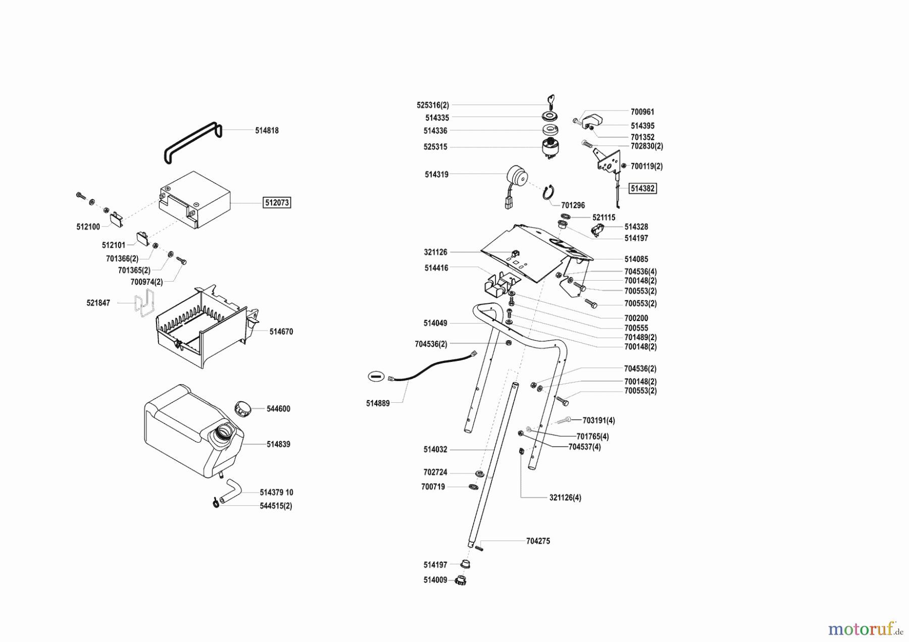 Concord Gartentechnik Rasentraktor T18-102 HDE 10/2003 - 04/2004 Seite 6