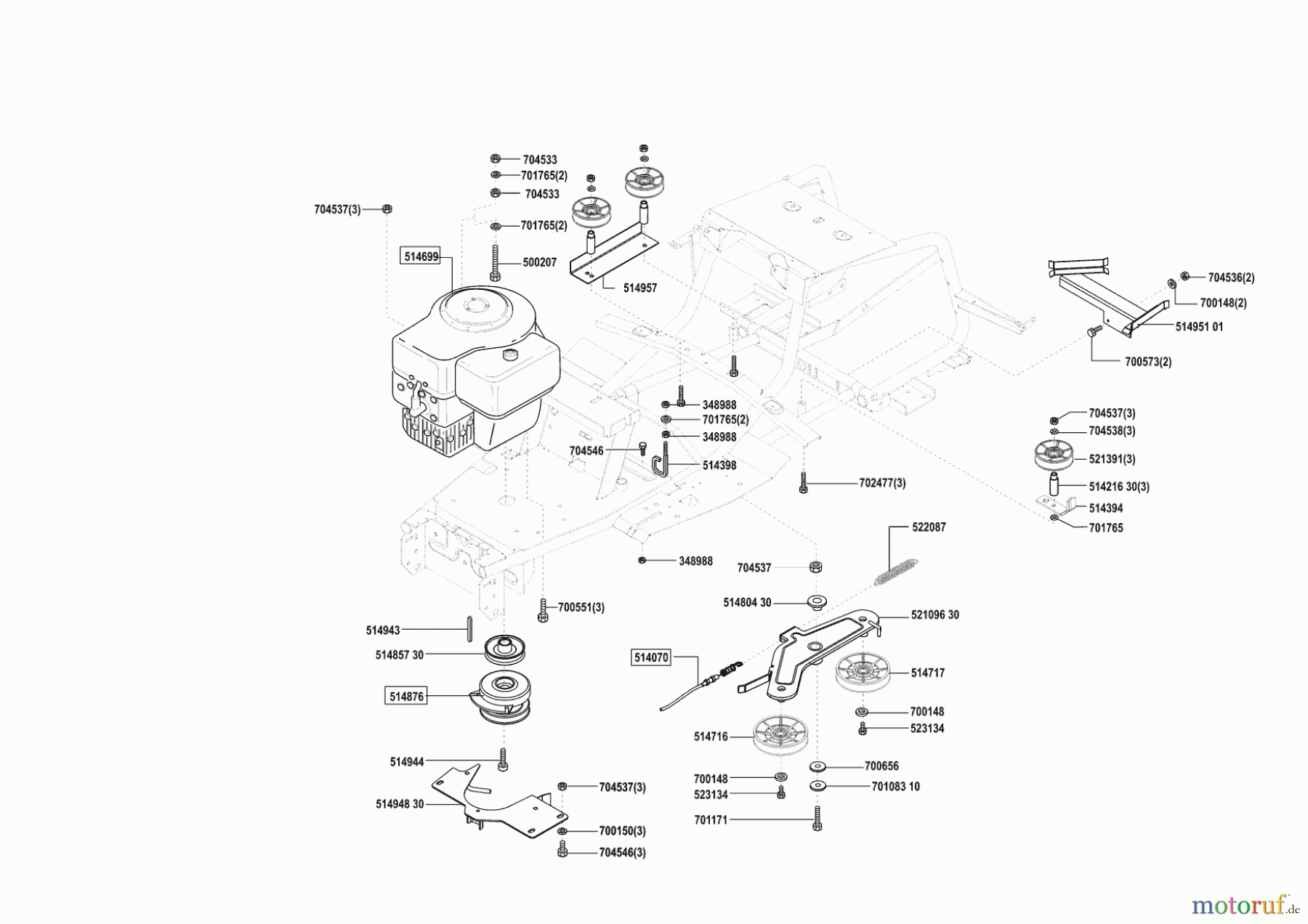 Concord Gartentechnik Rasentraktor T14-102 Masport 10/2003 - 10/2004 Seite 4