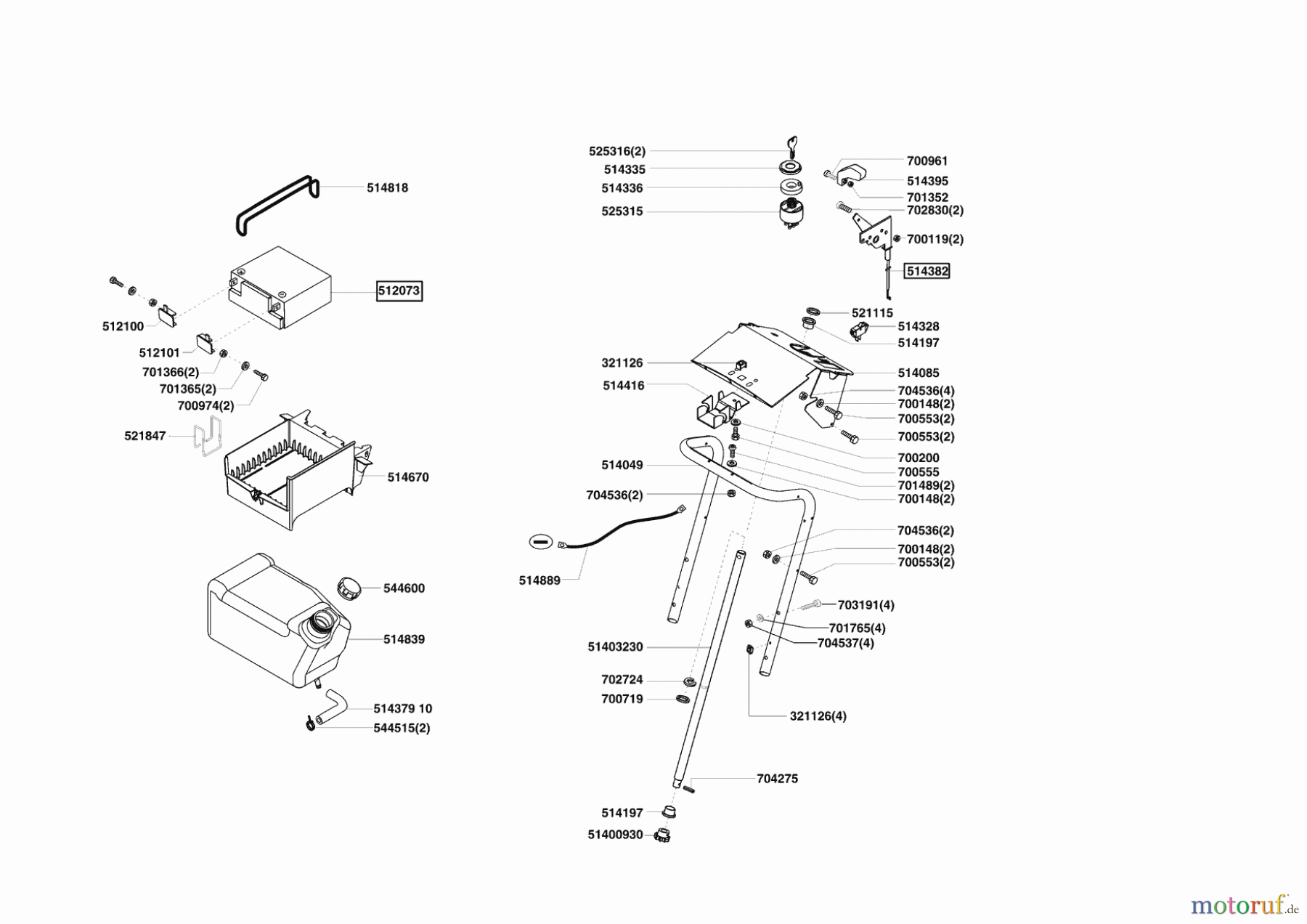 Concord Gartentechnik Rasentraktor T 15-102 HDS Masport 10/2003 Seite 6