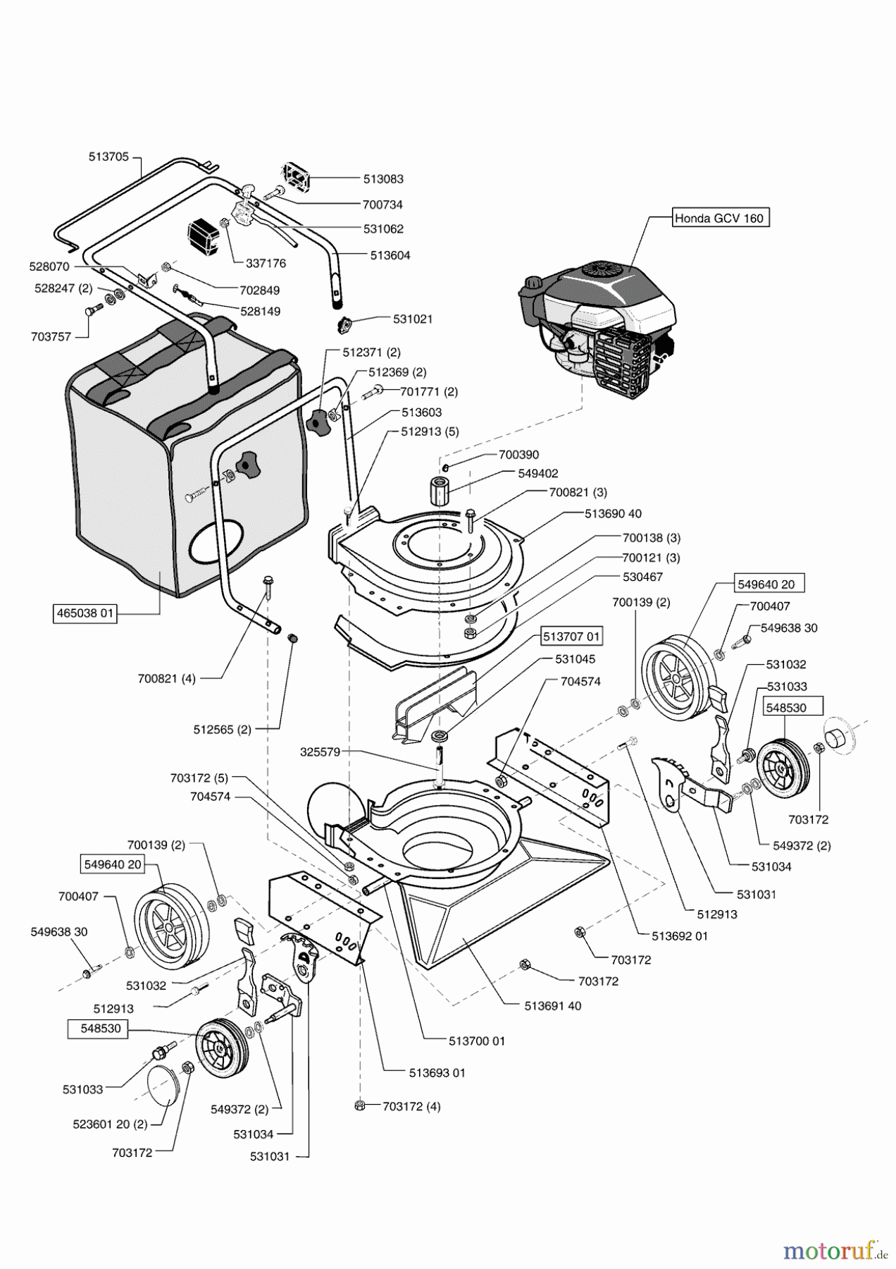 Euro Line Gartentechnik Laubsauger 750 B 10/2003 - 06/2006 Seite 1