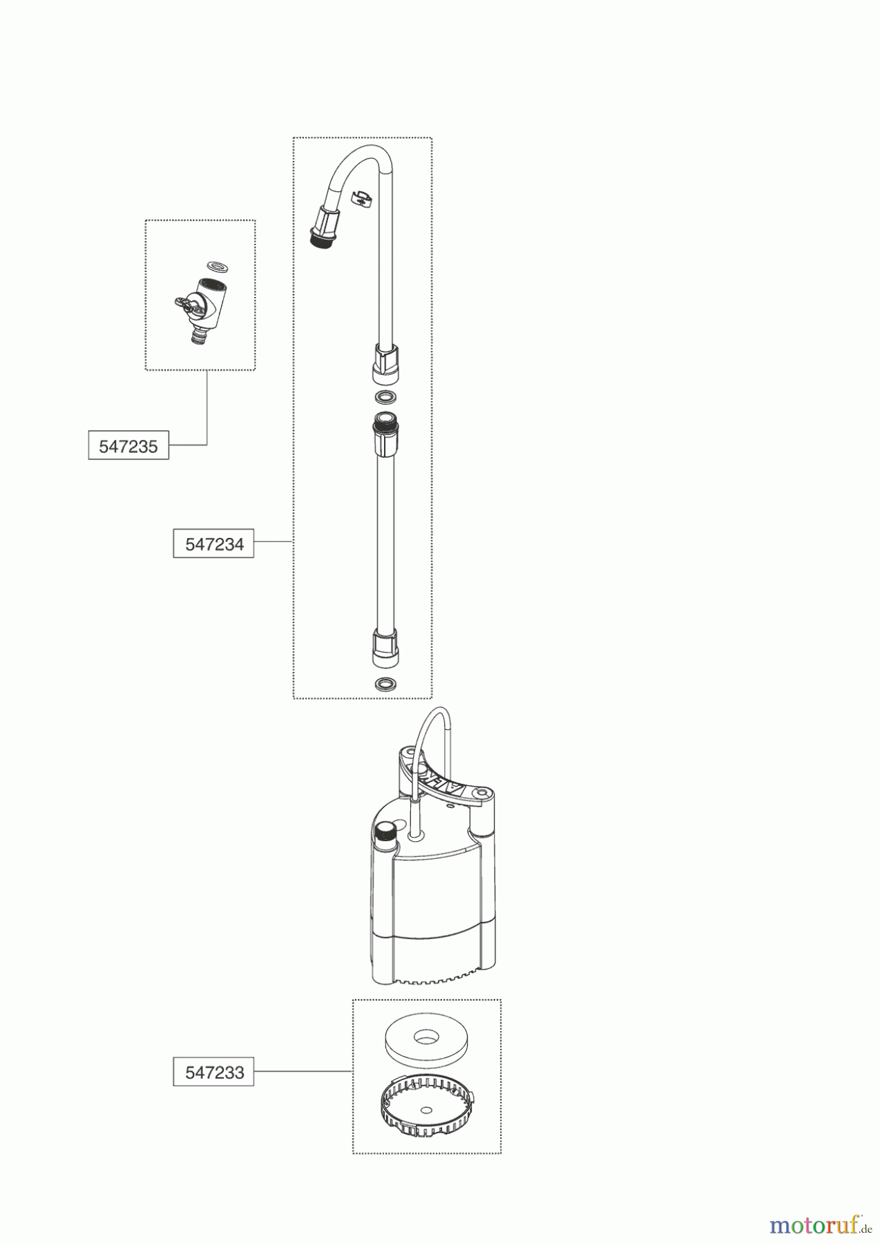 AL-KO Wassertechnik Tauchpumpen Rain 2500 01/2004 Seite 1