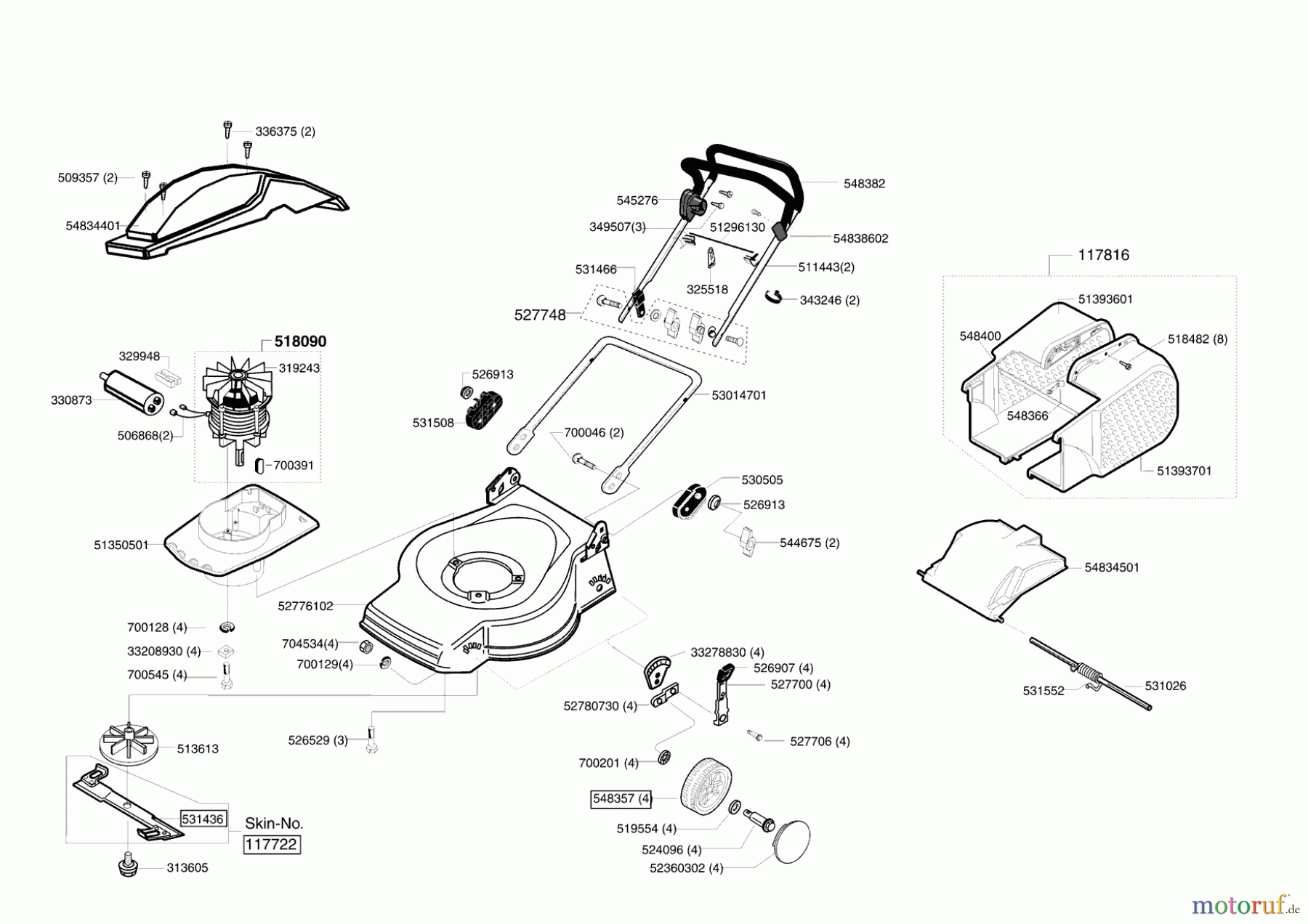 Top Garden Gartentechnik Elektrorasenmäher 4802 E ab 01/2004 Seite 1