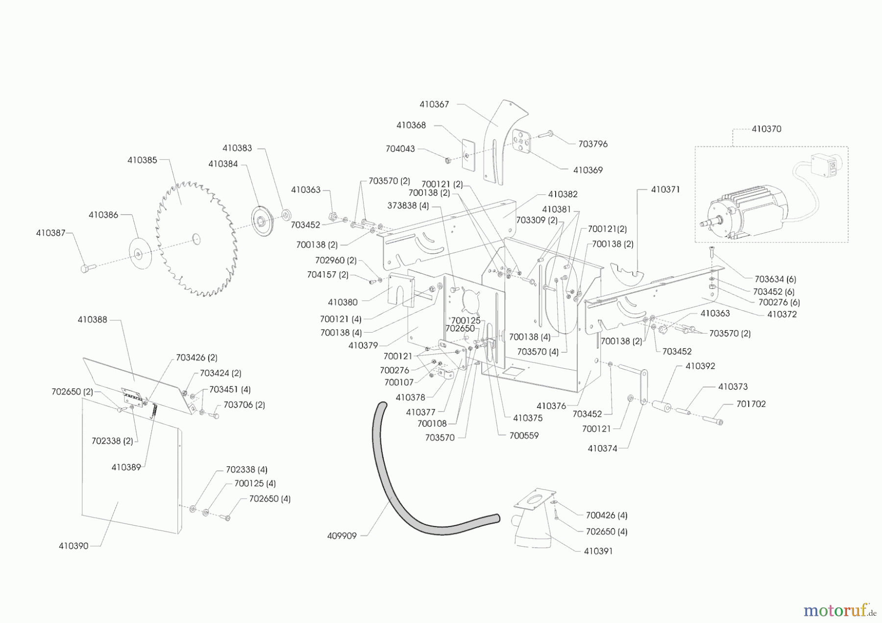 AL-KO Heimwerkertechnik Tischkreissägen TSL 2000 W 03/2004 - 09/2004 Seite 2