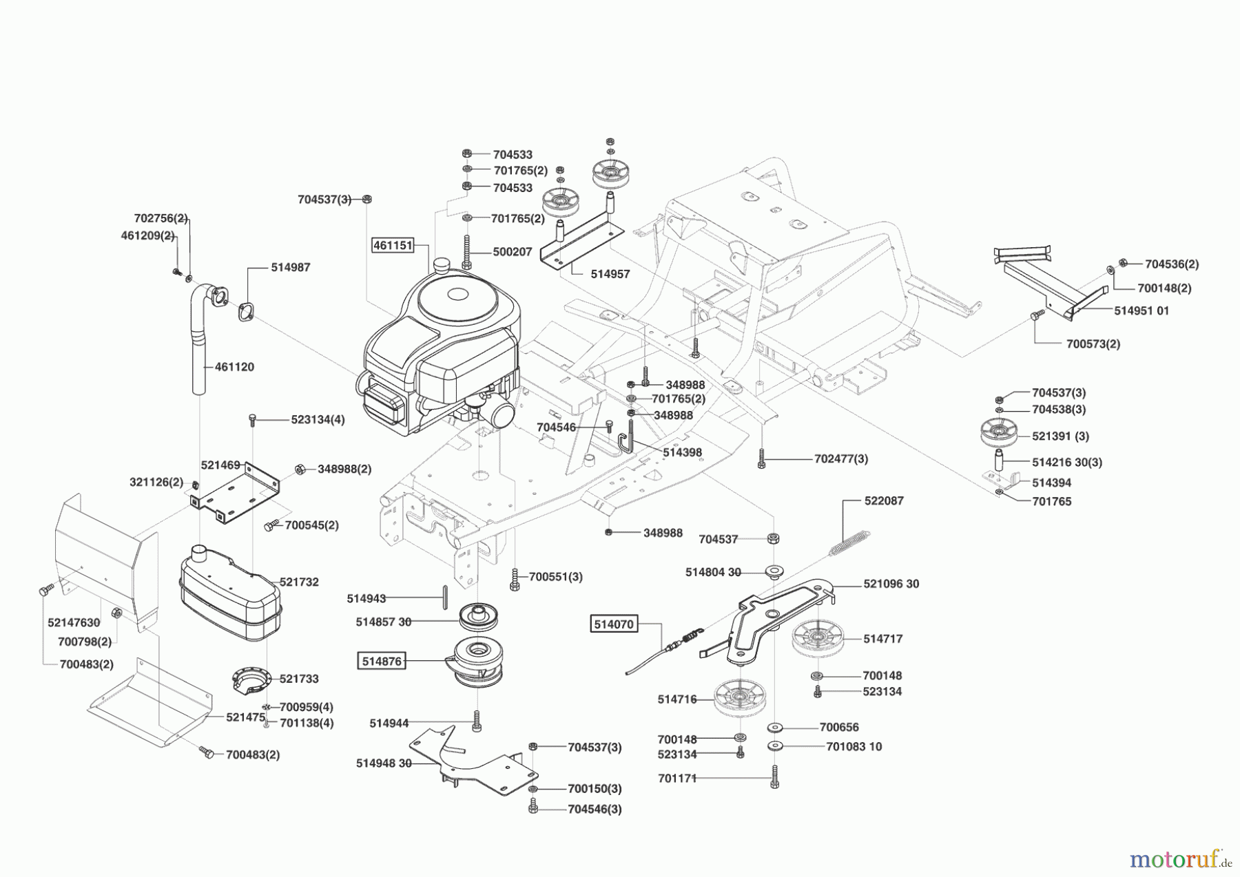 Sigma Gartentechnik Rasentraktor T14-102 SG 04/2004 - 11/2004 Seite 4