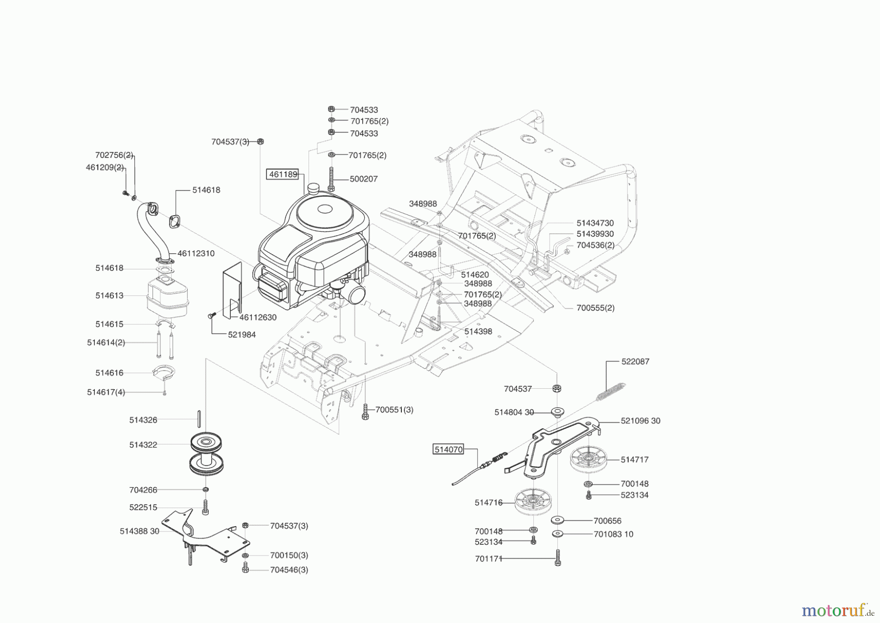  AL-KO Gartentechnik Rasentraktor T 850 04/2004 - 03/2005 Seite 4