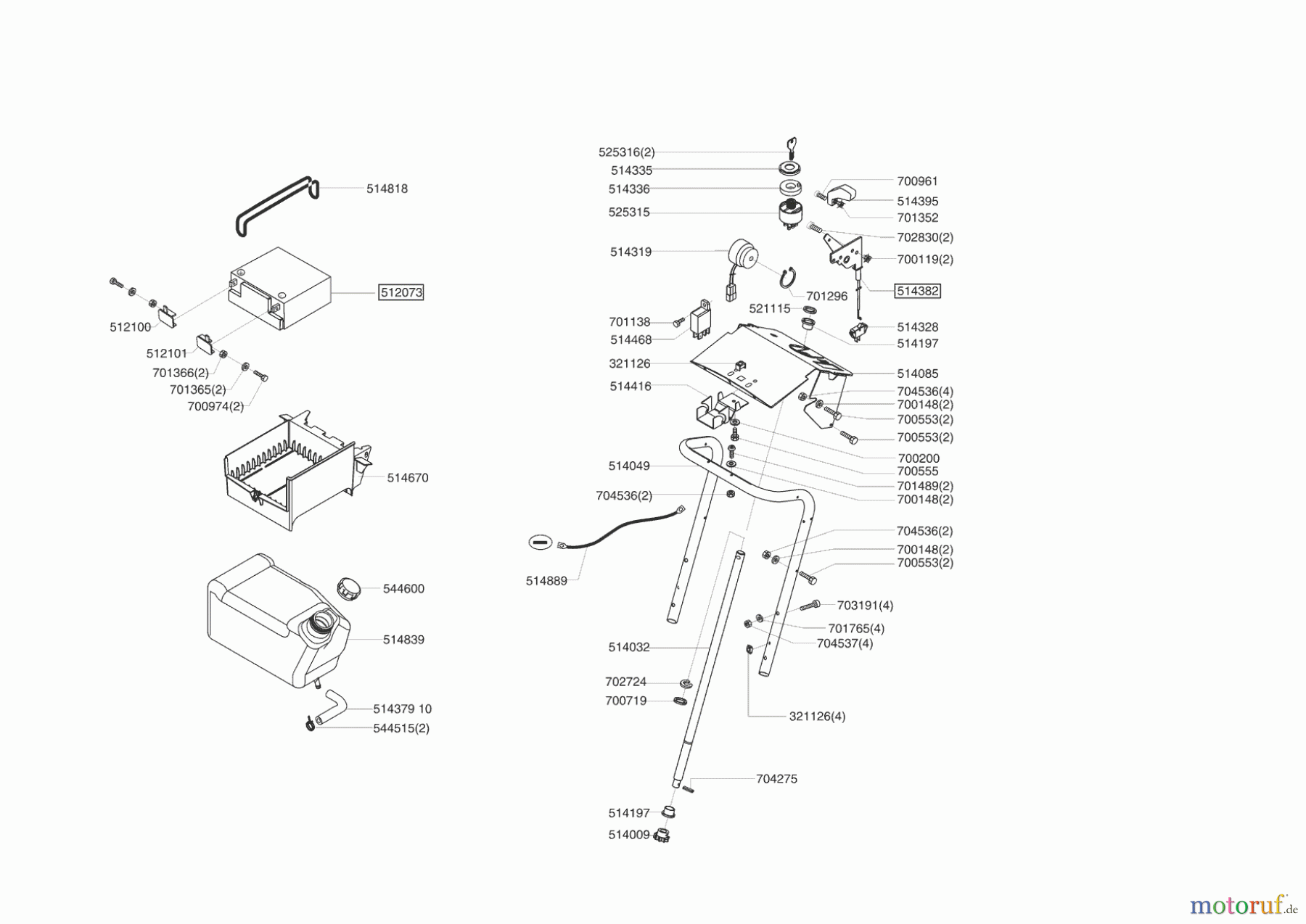 AL-KO Gartentechnik Rasentraktor T 850 04/2004 - 03/2005 Seite 6