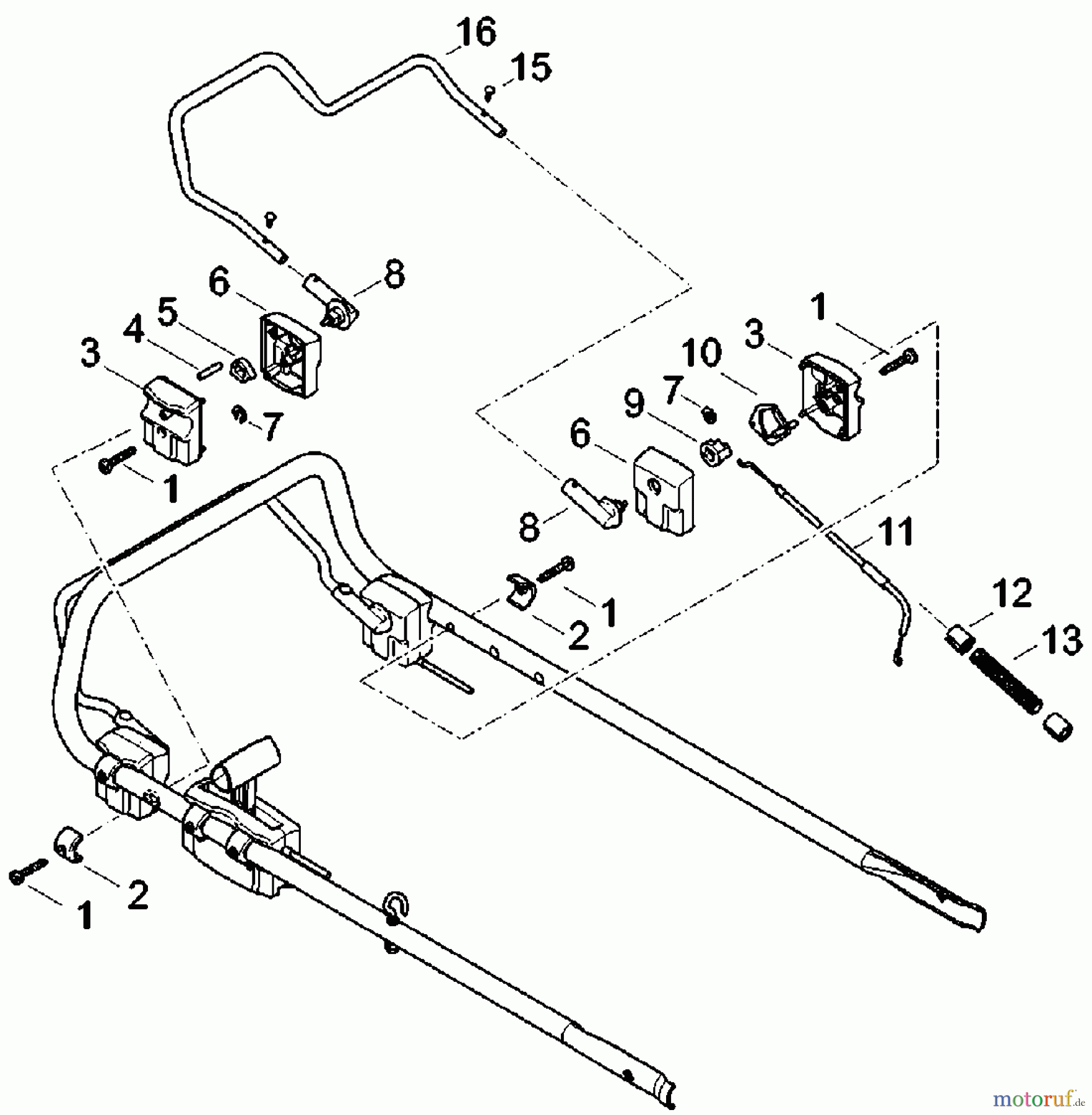  Solo by AL-KO Gartentechnik Benzinrasenmäher Primo 546 / 546 Z ET 042004 Druck 9 546 711 04/2004 [SN: ET 042004 Druck 9 546 711] - 07/2008 [SN: ET 072008 Druck 9 546 720] Seite 10