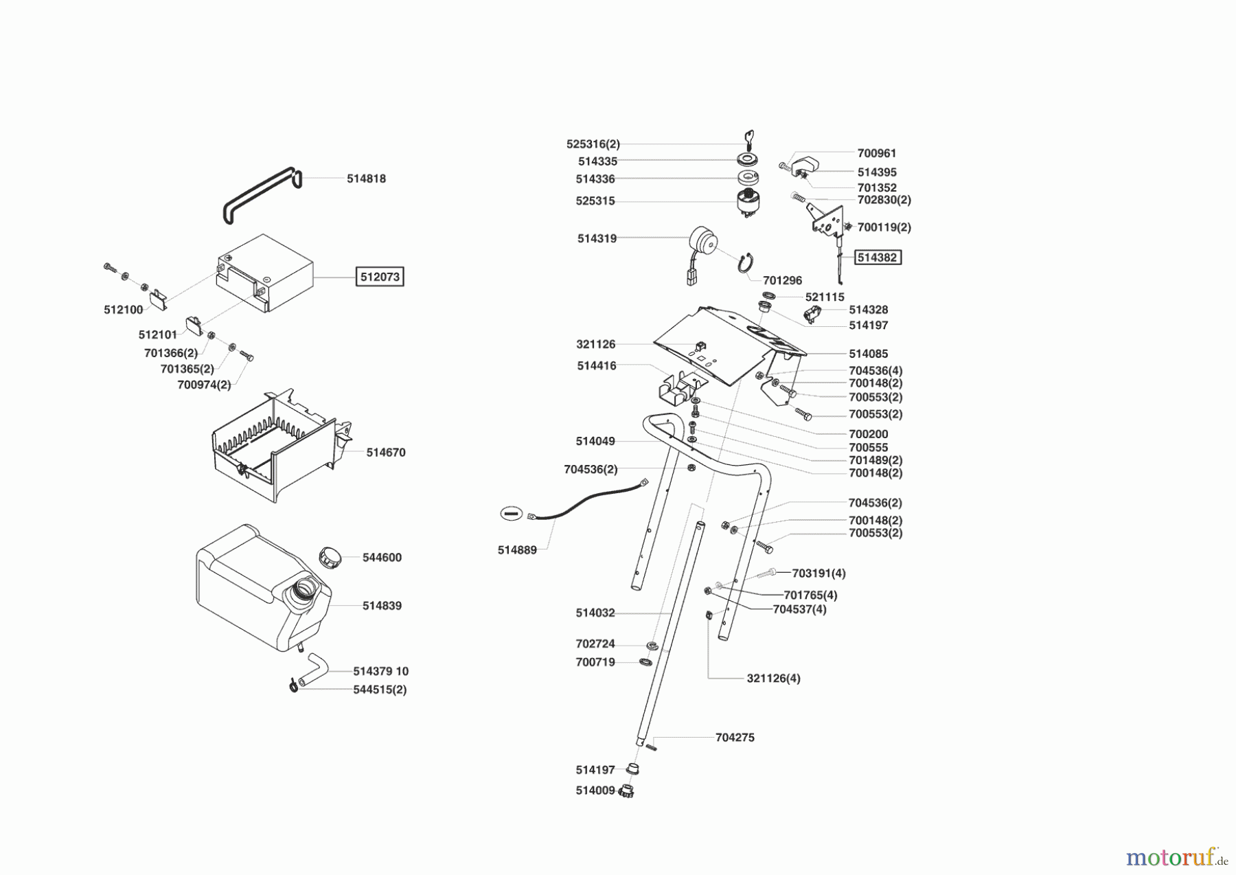 AL-KO Gartentechnik Rasentraktor T 16-102 HVC 05/2004 - 10/2004 Seite 6