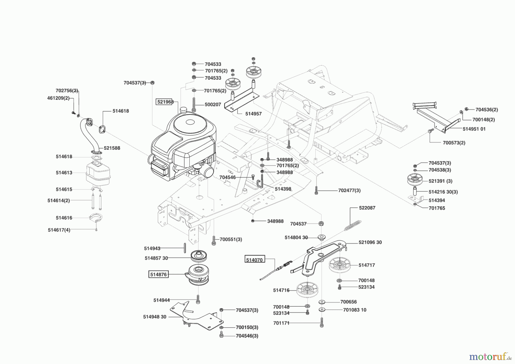 AL-KO Gartentechnik Rasentraktor T17-102 HD LUX HVC 05/2004 - 10/2004 Seite 4